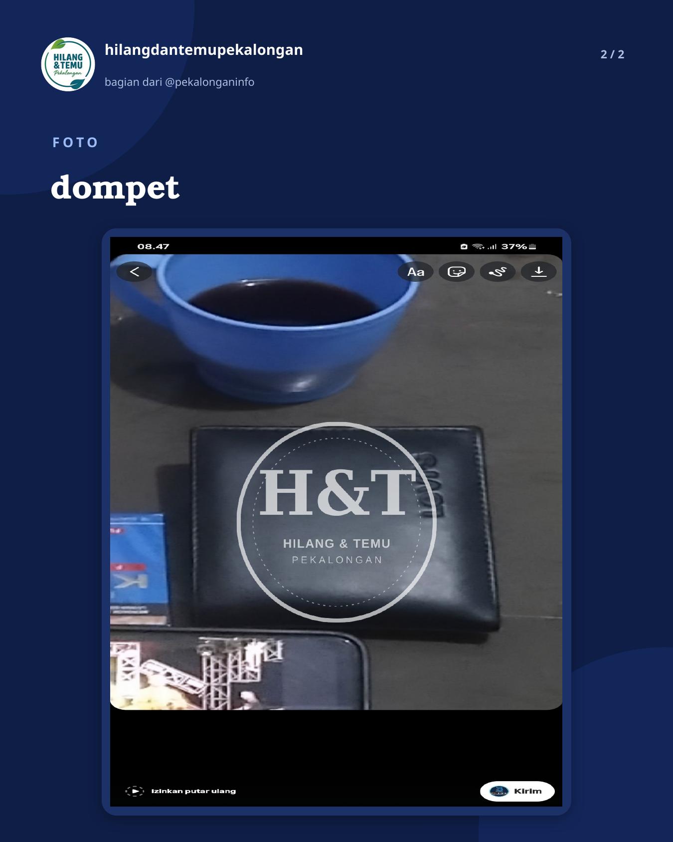 Slide 2 laporan dompet