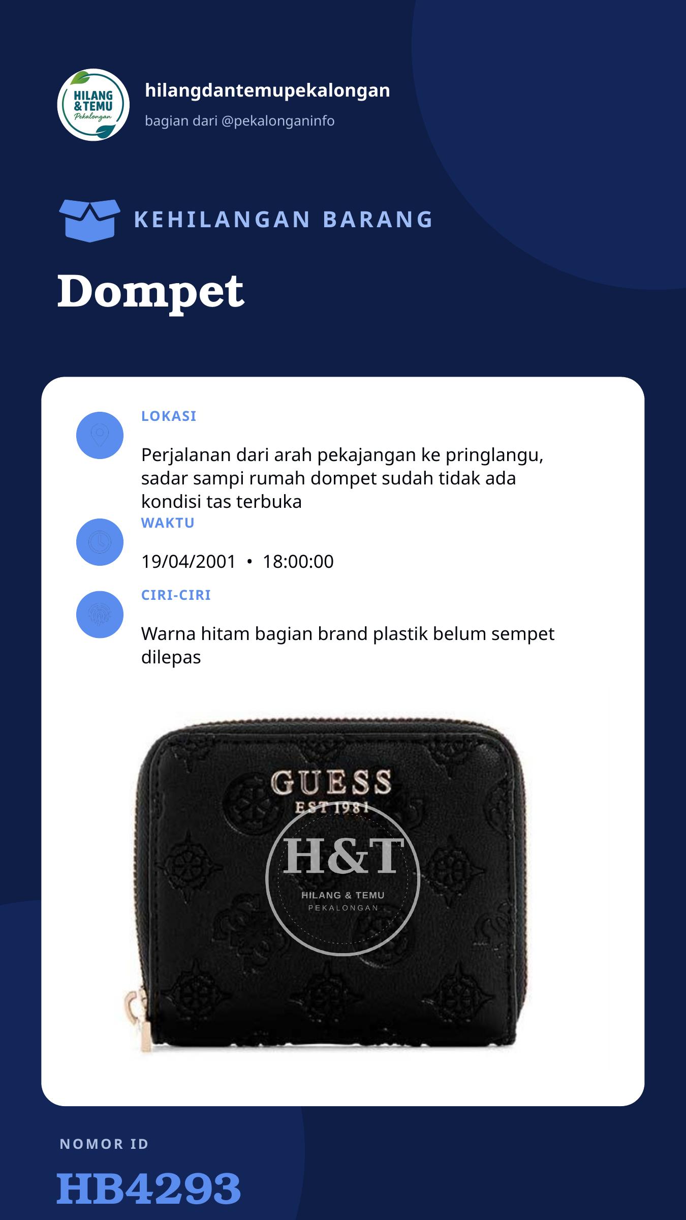 Story 9:16 laporan Dompet