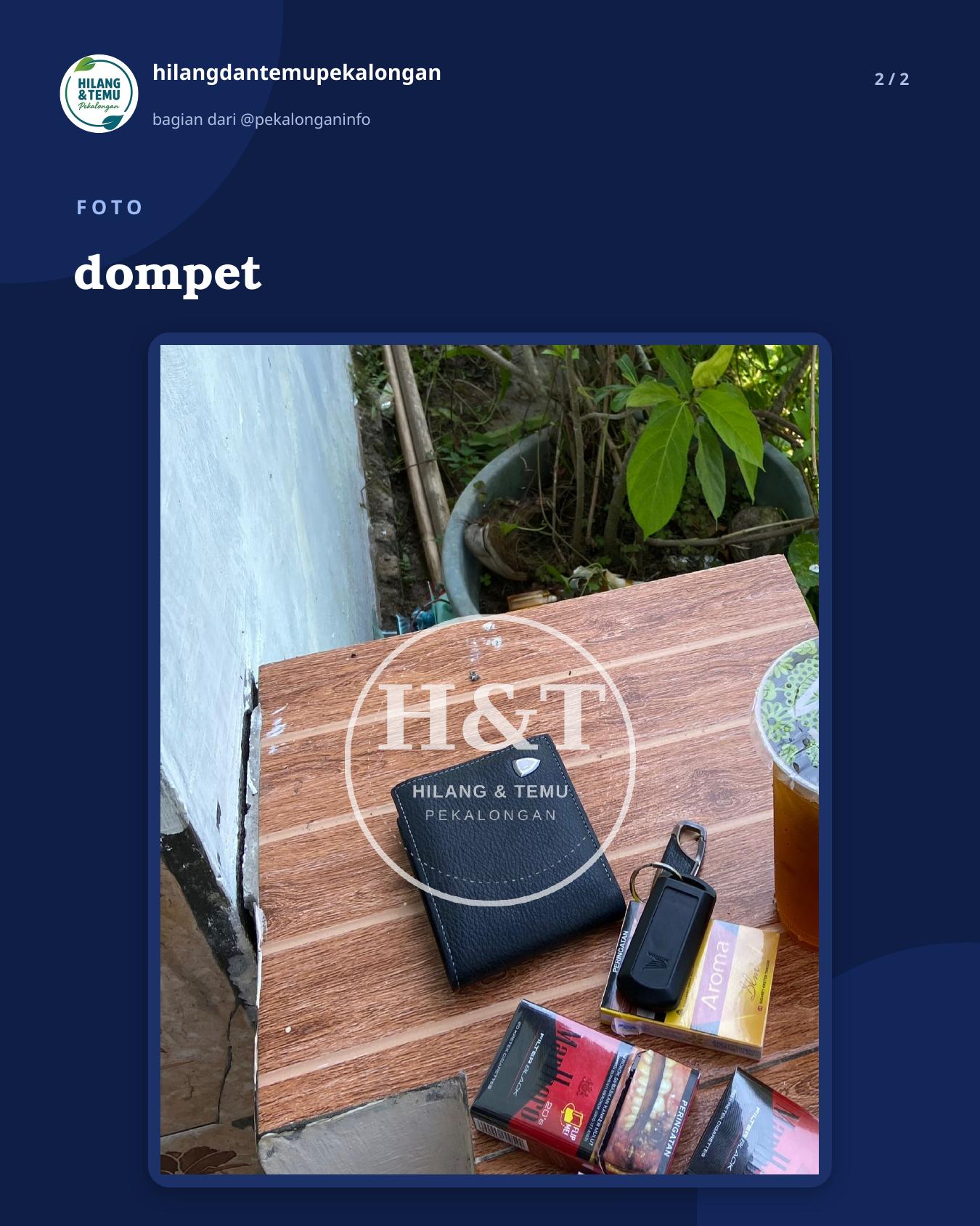 Slide 2 laporan dompet