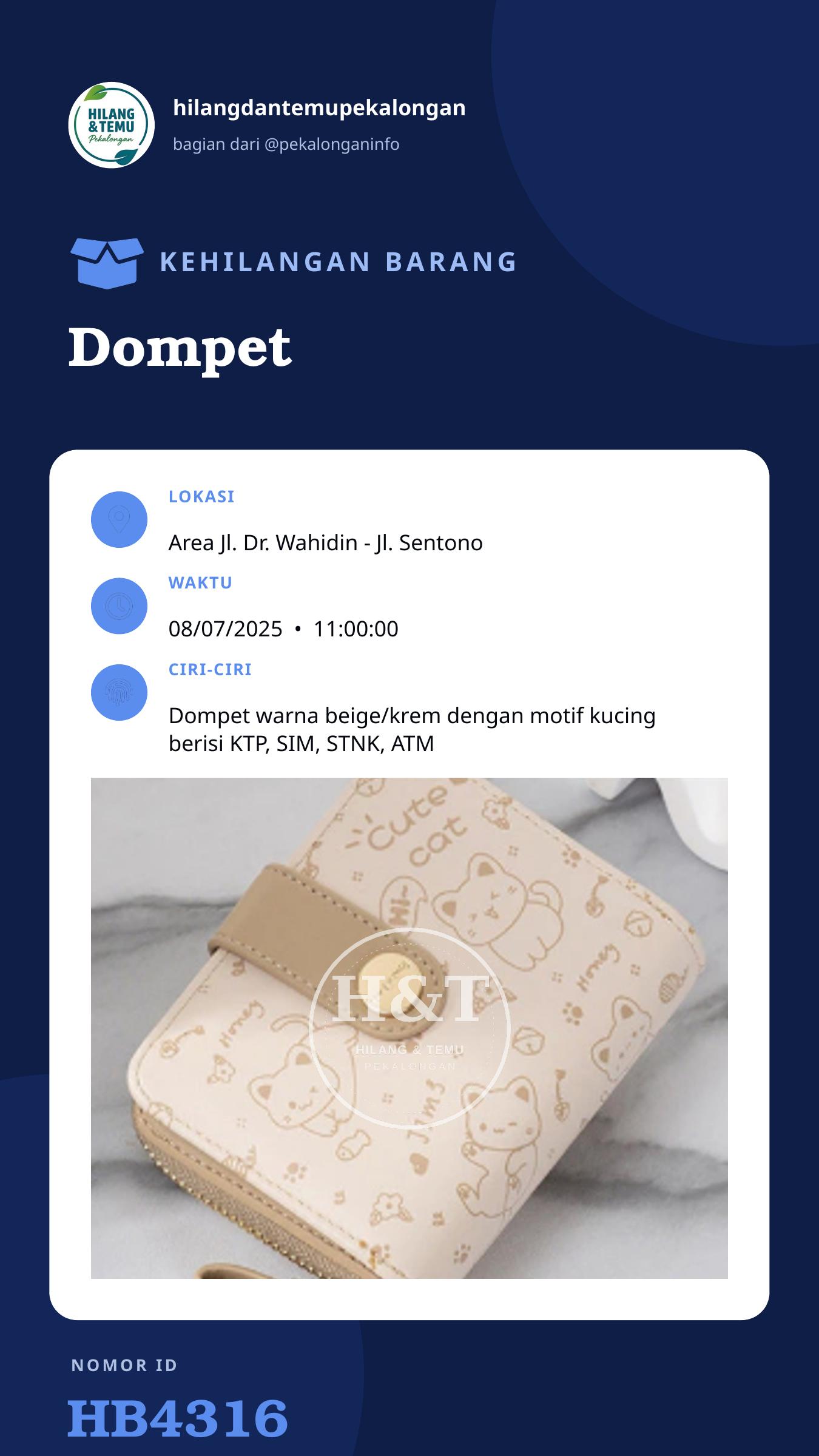 Story 9:16 laporan Dompet