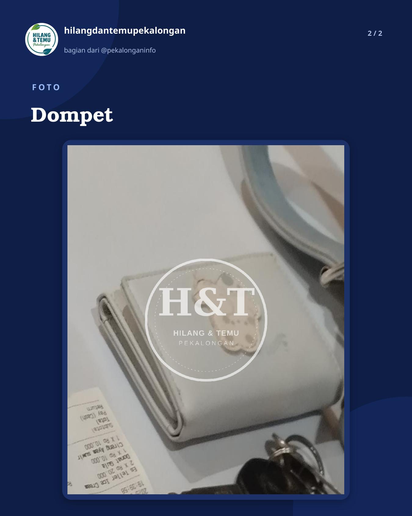 Slide 2 laporan Dompet