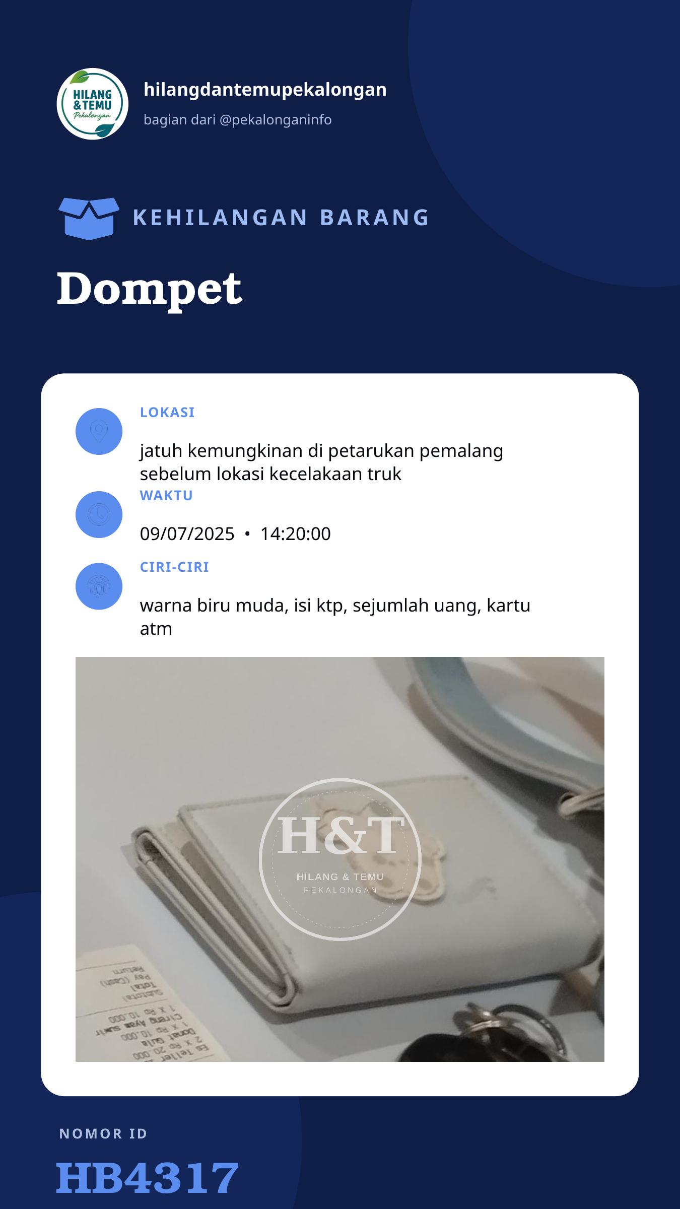 Story 9:16 laporan Dompet