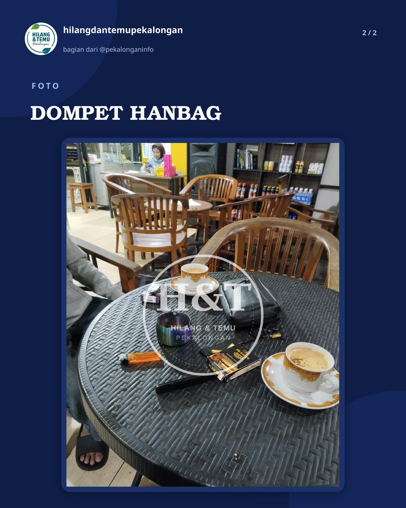 Slide 2 laporan DOMPET HANBAG