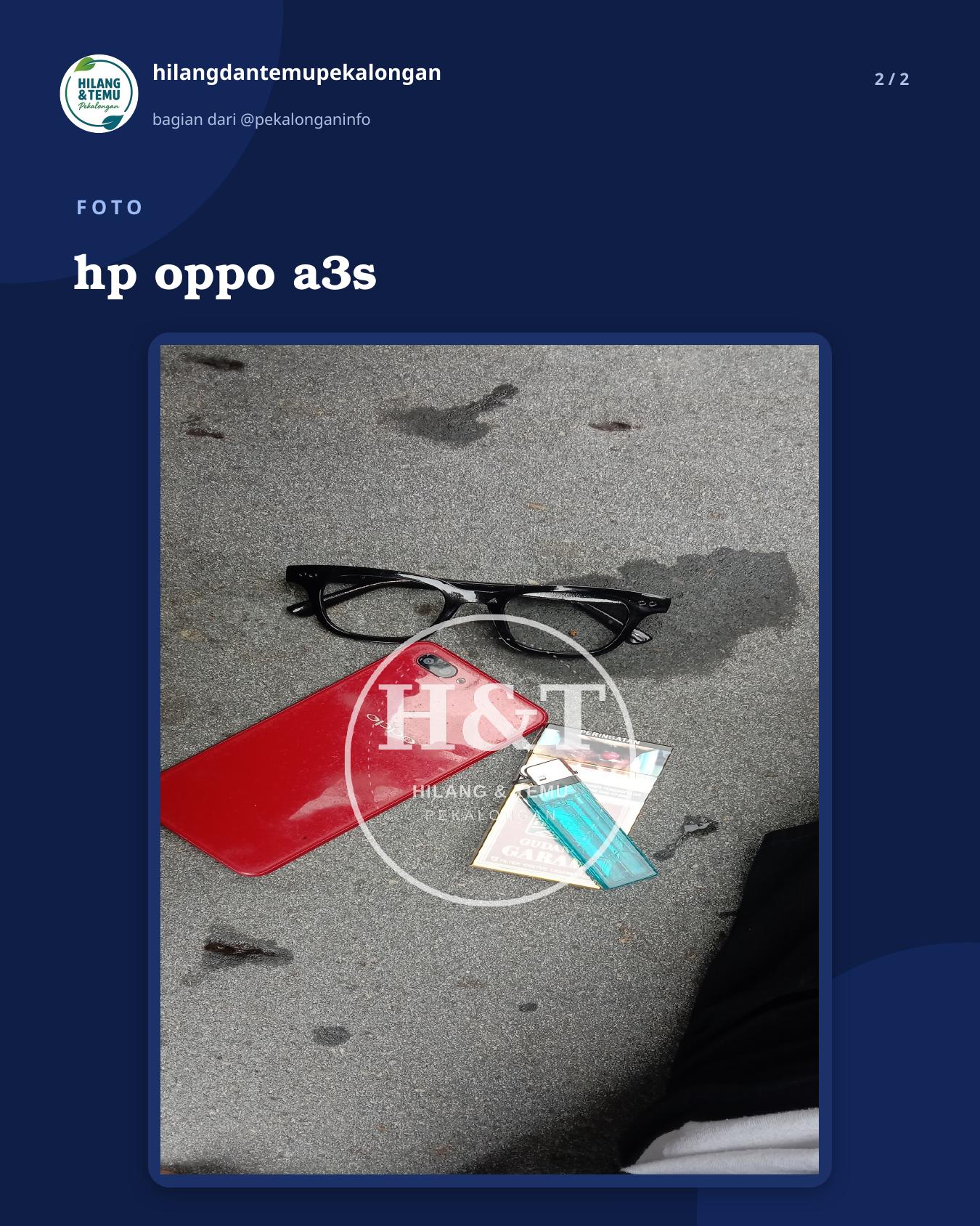 Slide 2 laporan hp oppo a3s