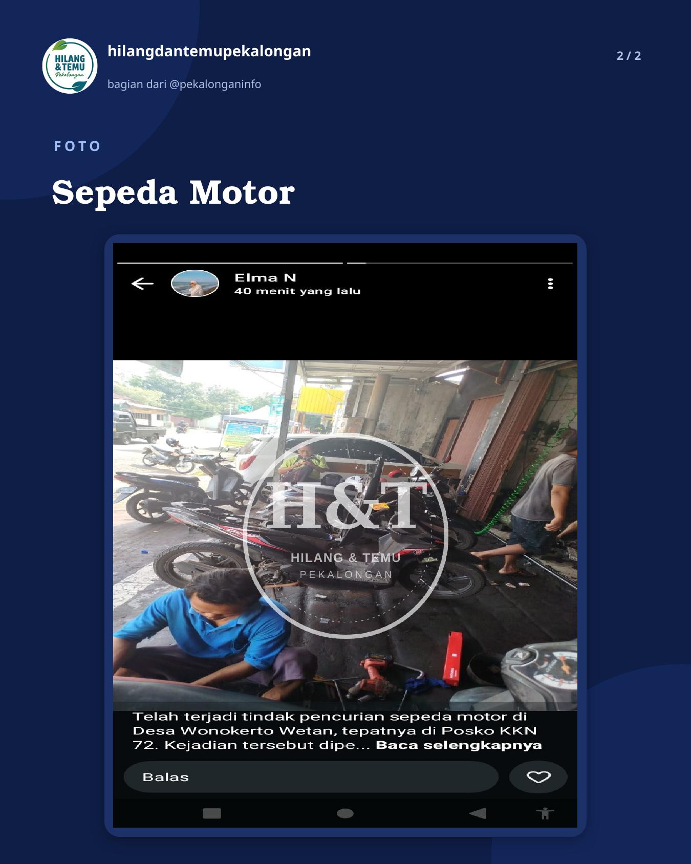 Slide 2 laporan Sepeda Motor