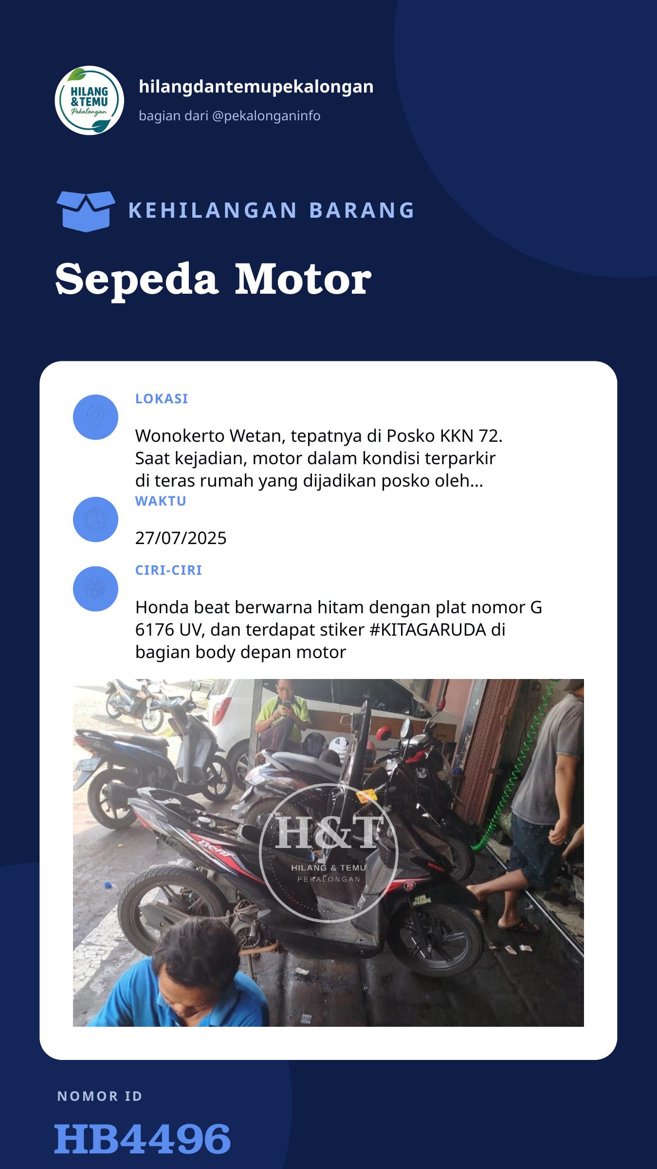 Story 9:16 laporan Sepeda Motor