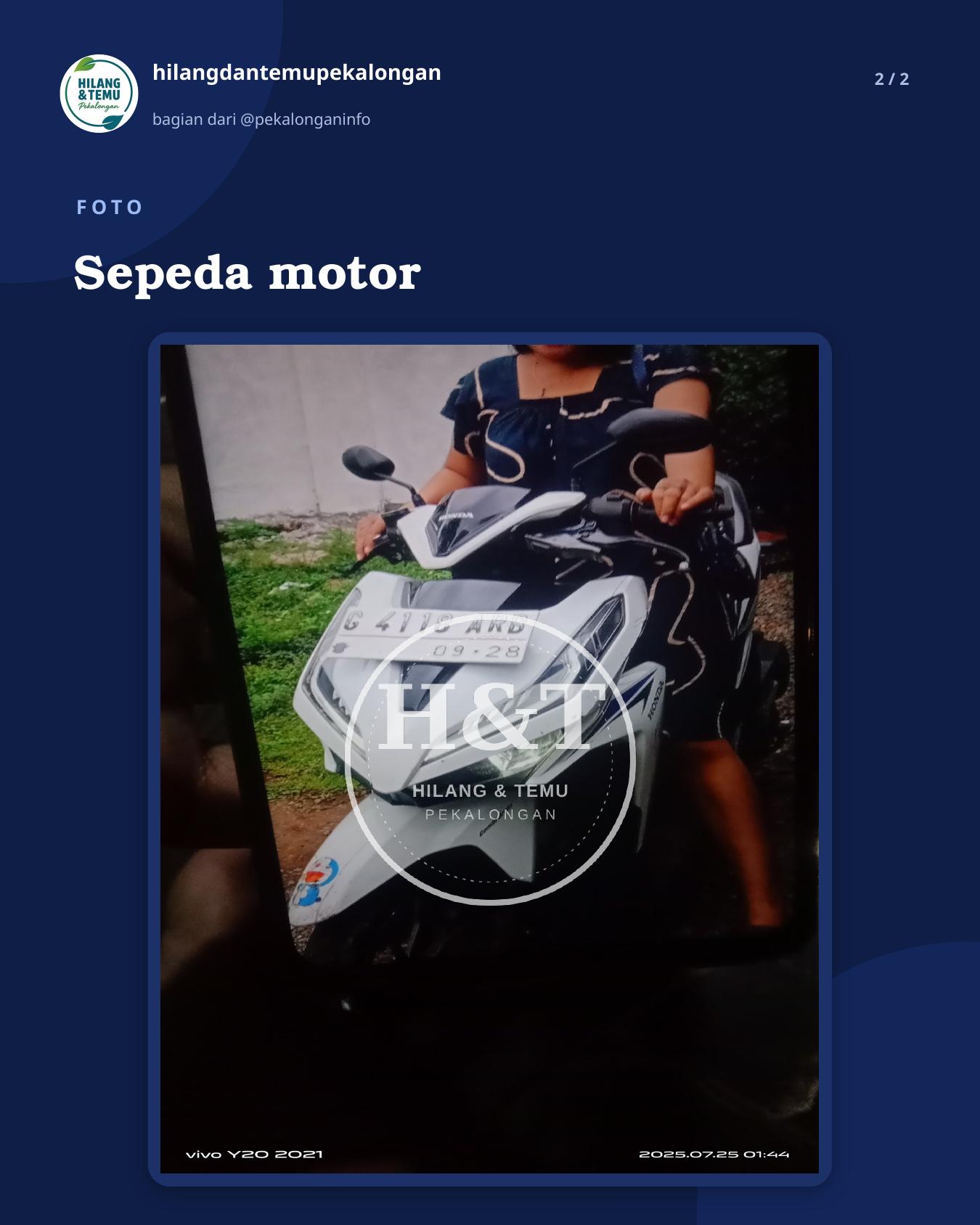 Slide 2 laporan Sepeda motor