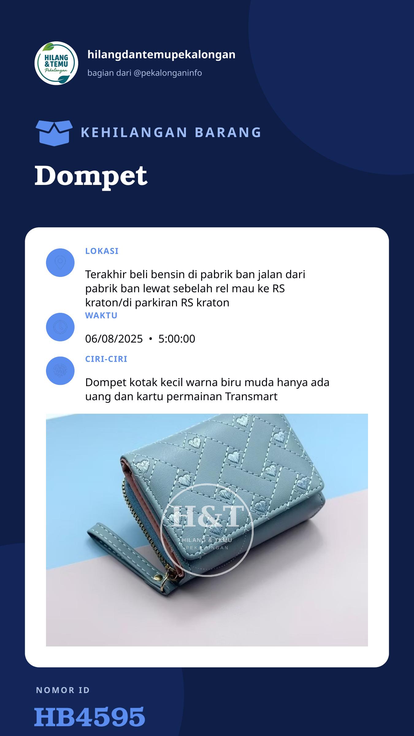 Story 9:16 laporan Dompet