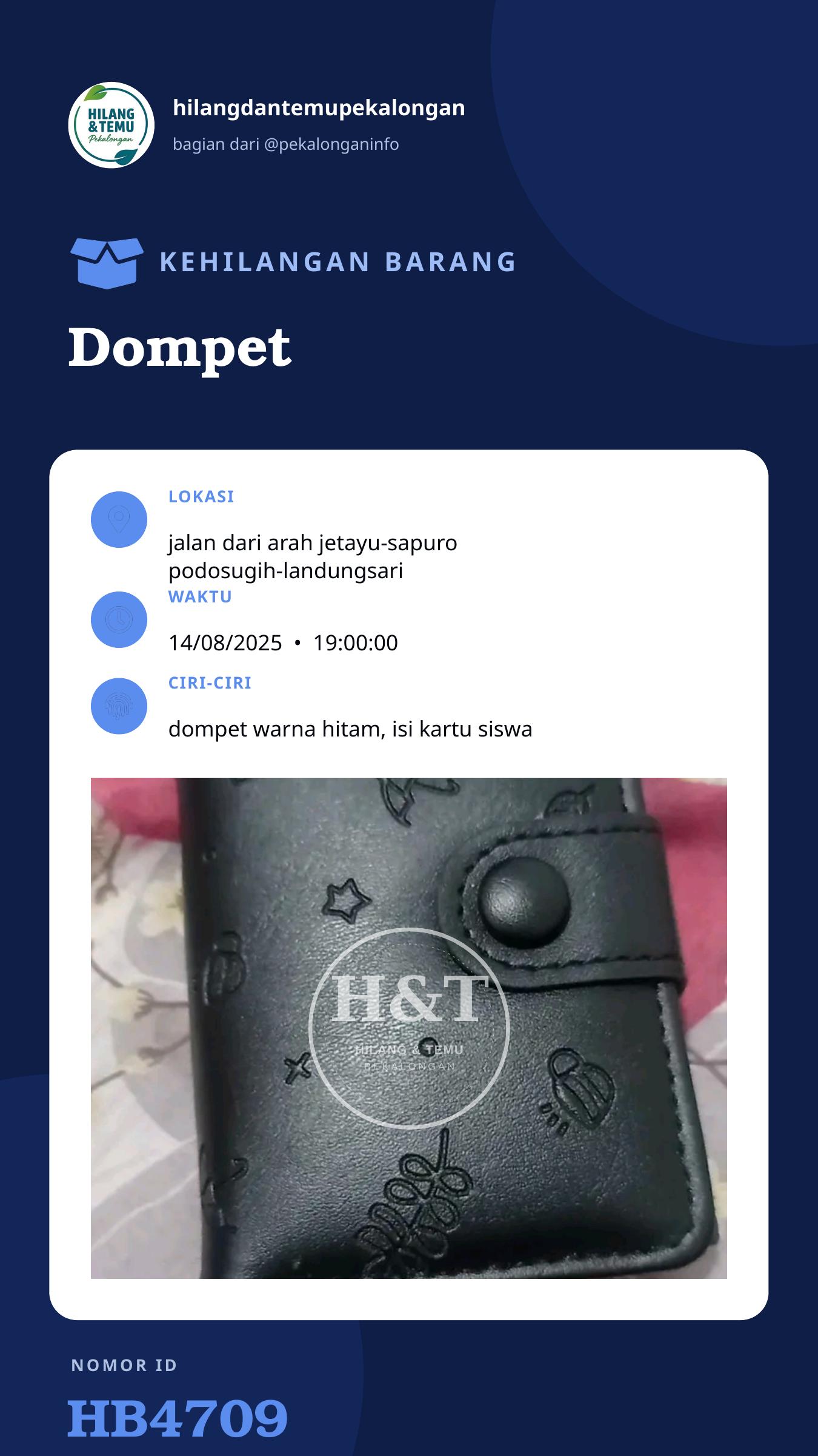 Story 9:16 laporan Dompet