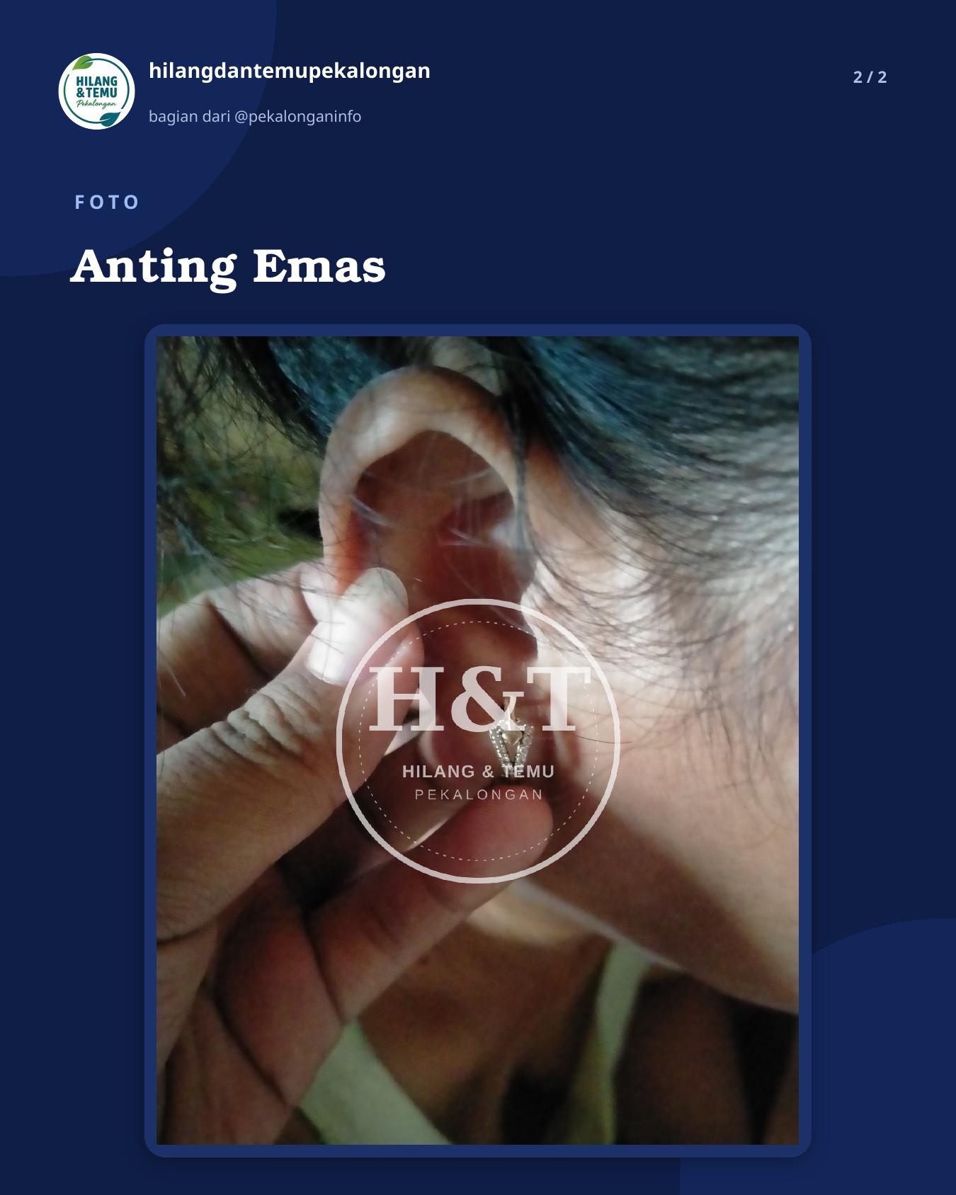 Slide 2 laporan Anting Emas