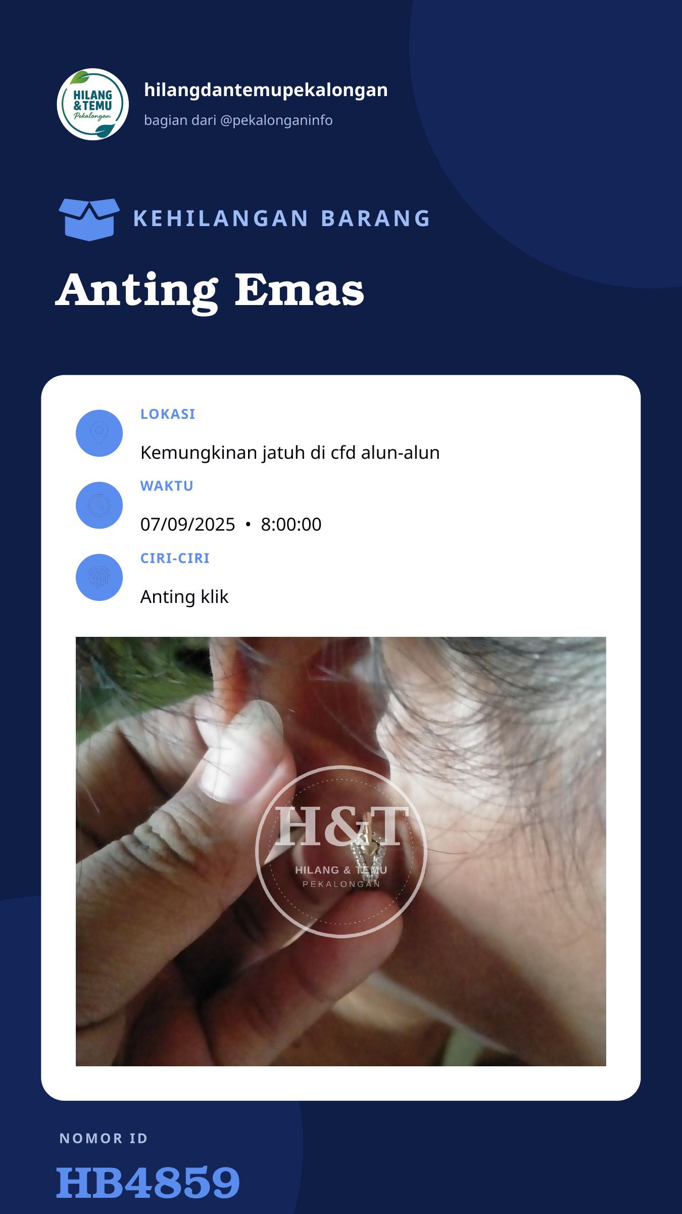 Story 9:16 laporan Anting Emas