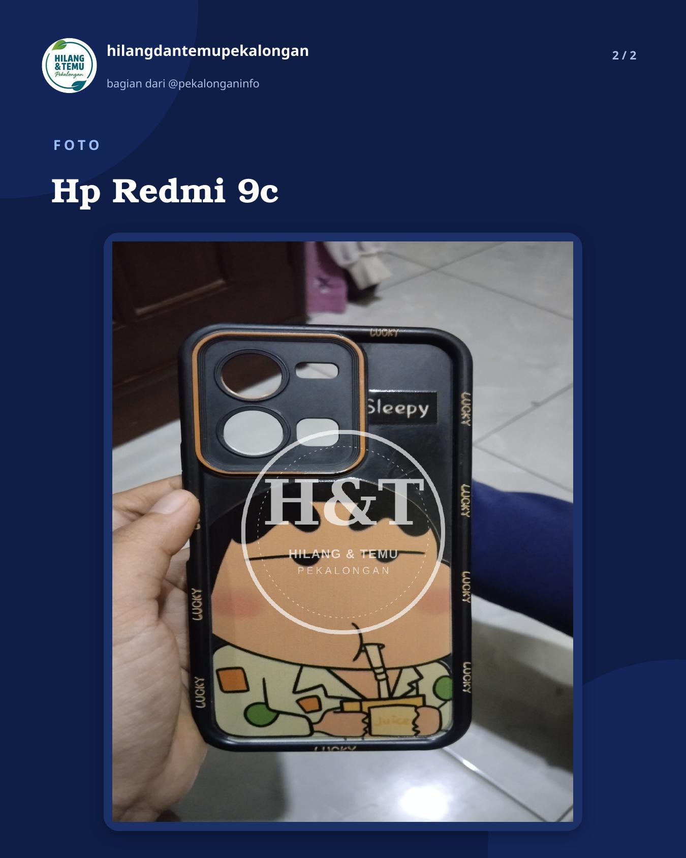 Slide 2 laporan Hp Redmi 9c