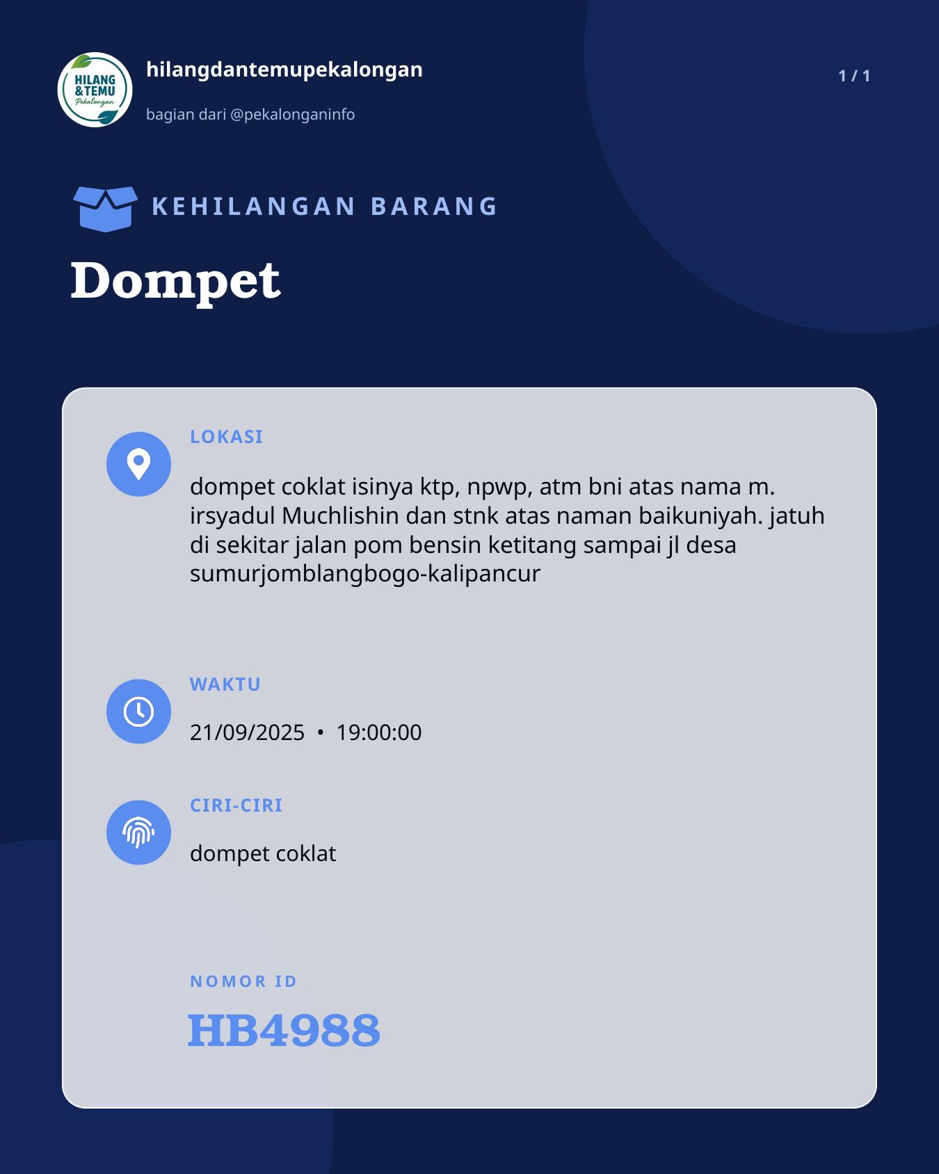 Slide laporan Dompet (HB4988)
