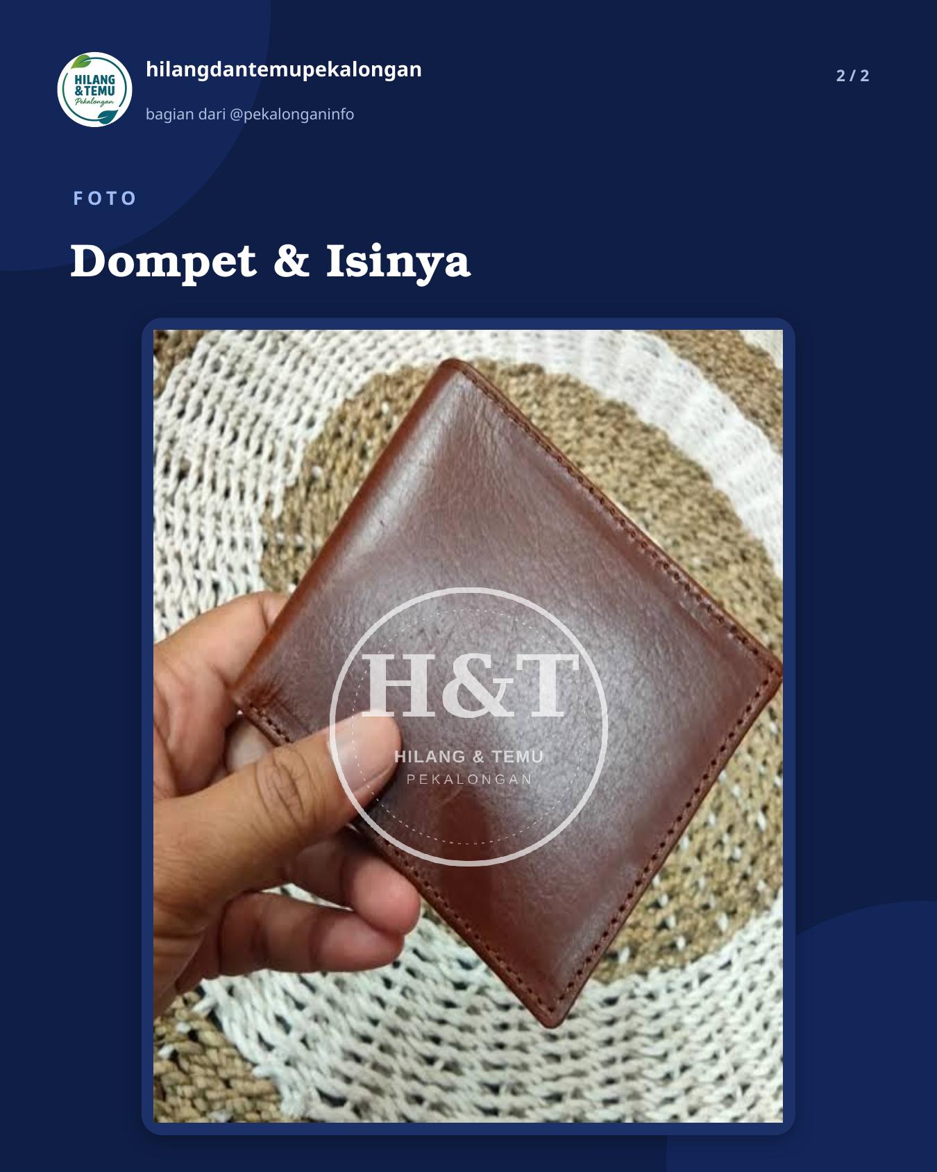 Slide 2 laporan Dompet & Isinya