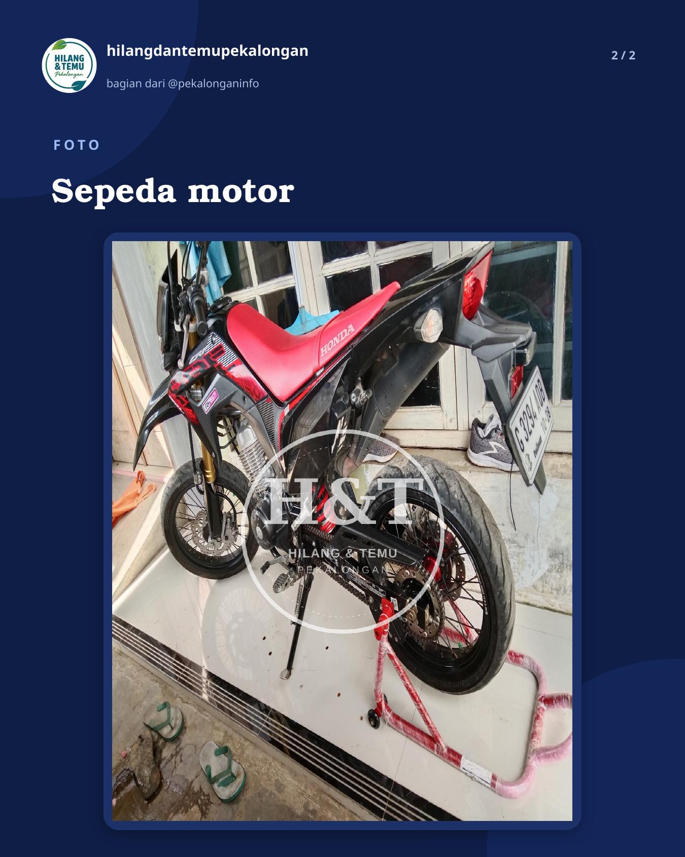 Slide 2 laporan Sepeda motor