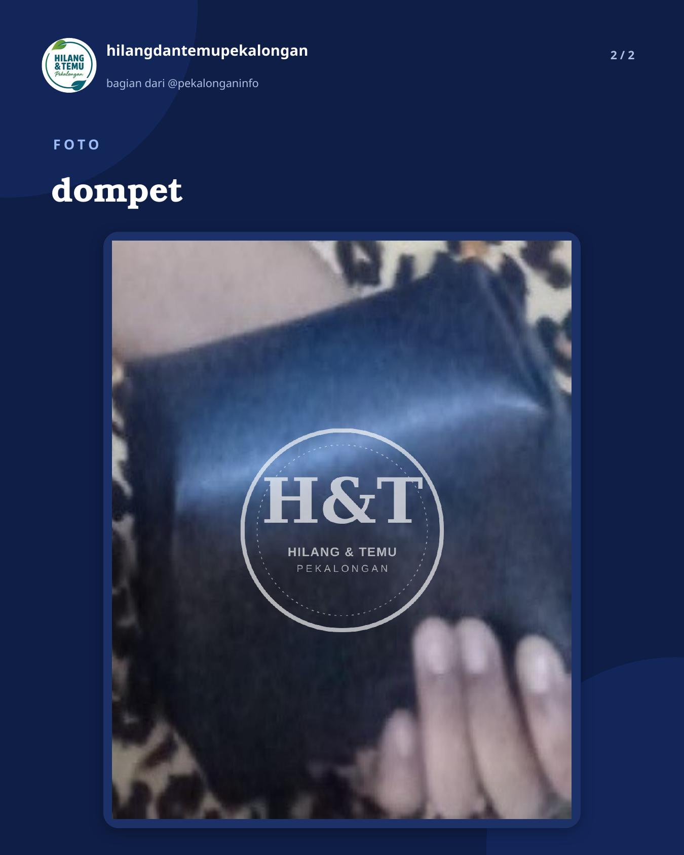 Slide 2 laporan dompet