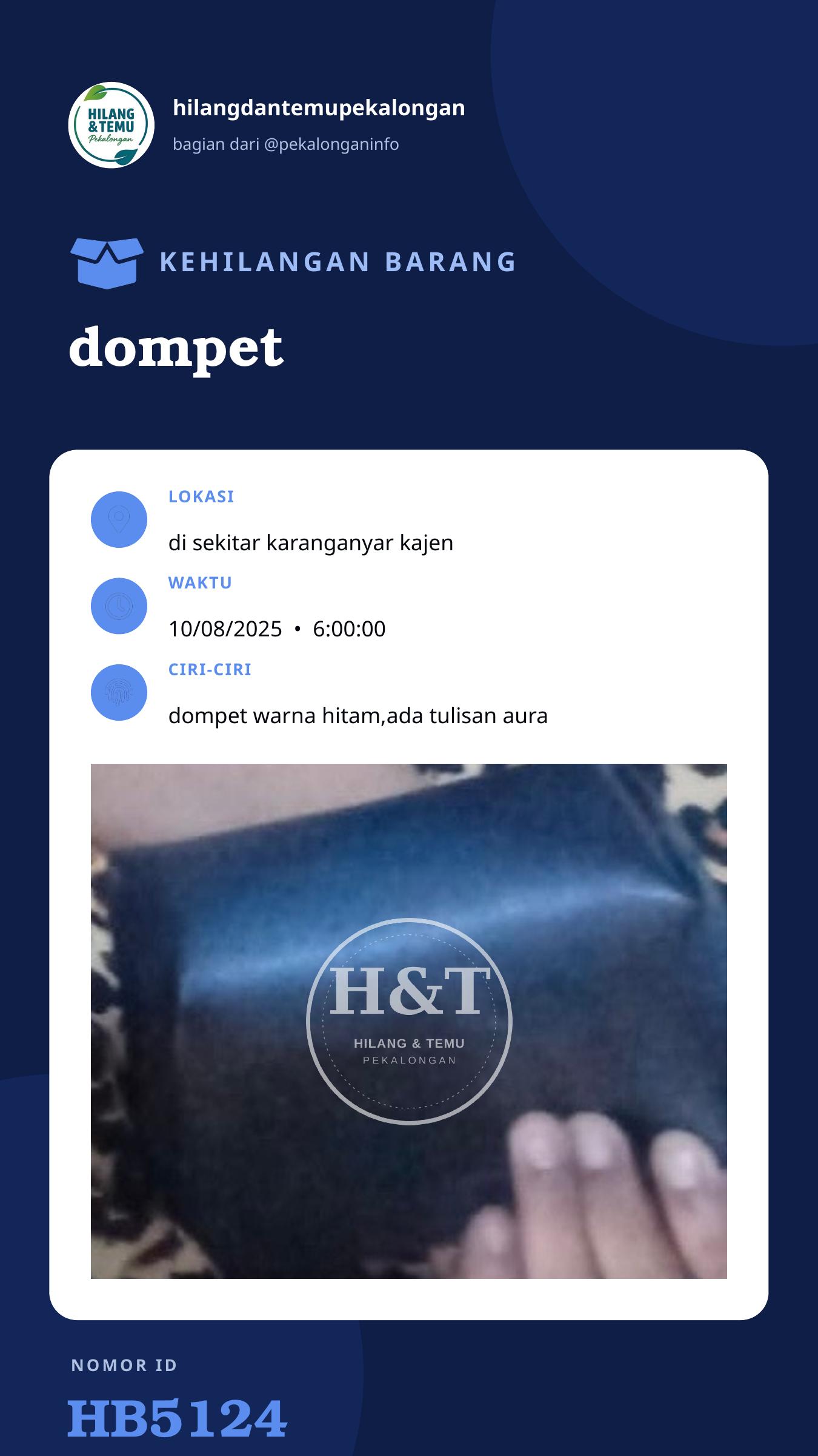 Story 9:16 laporan dompet