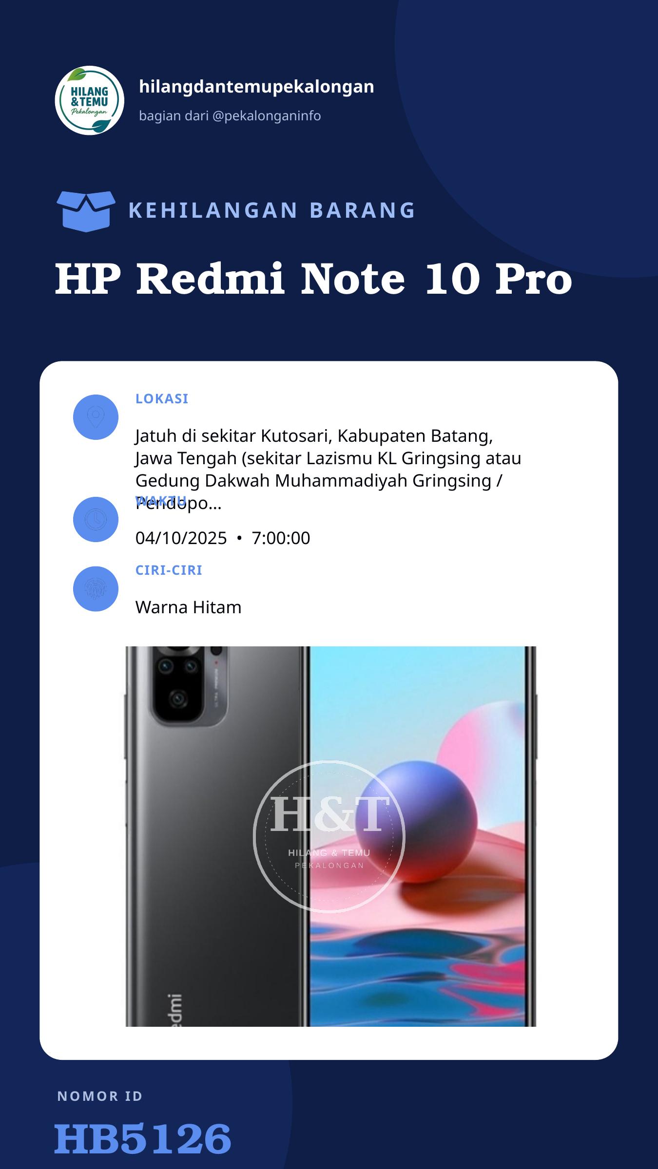 Story 9:16 laporan HP Redmi Note 10 Pro