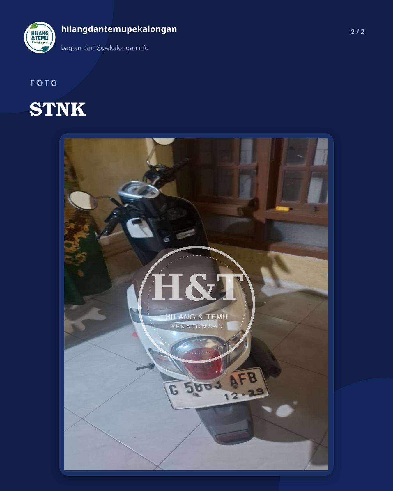 Slide 2 laporan STNK