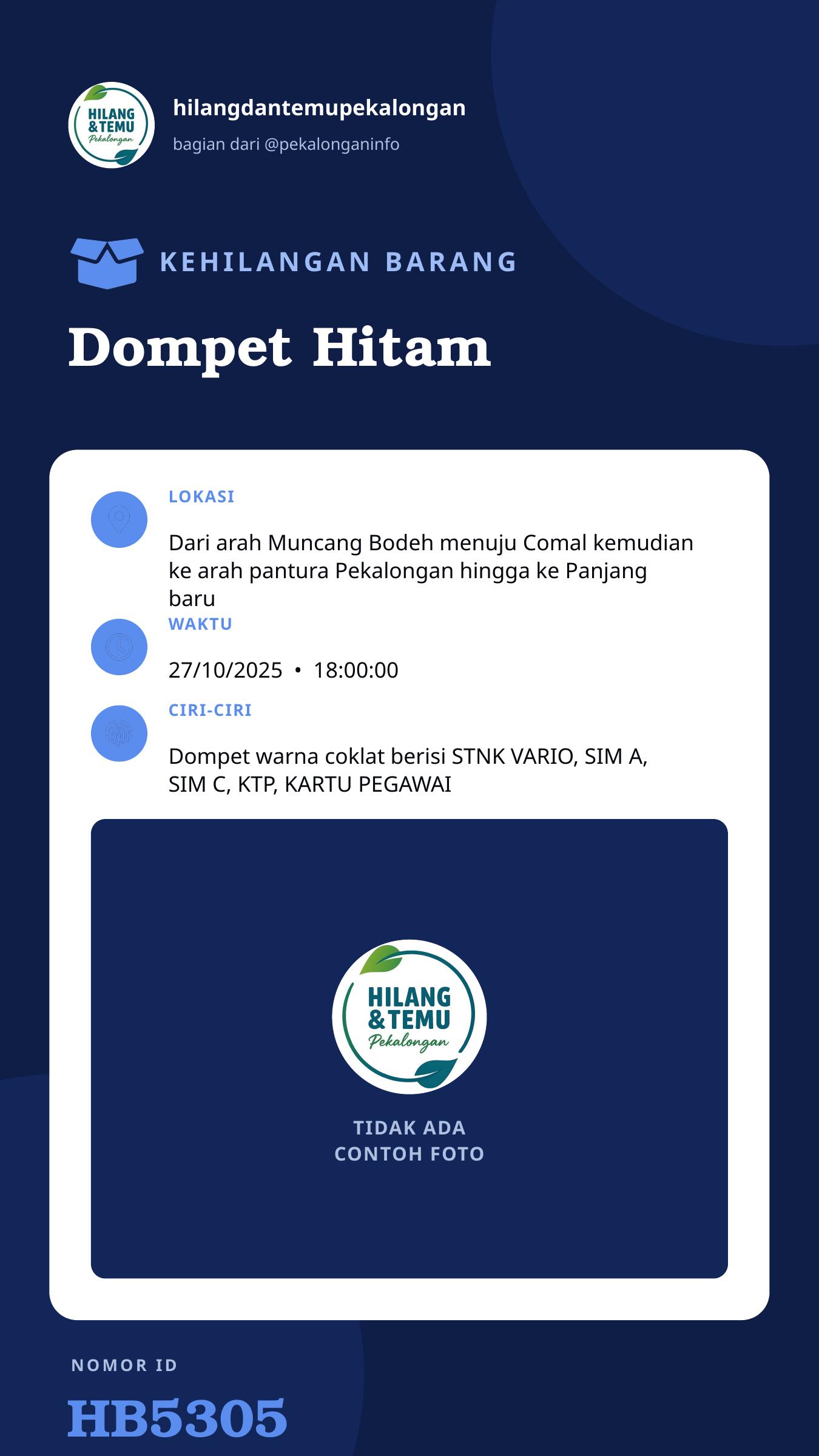 Story 9:16 laporan Dompet Hitam