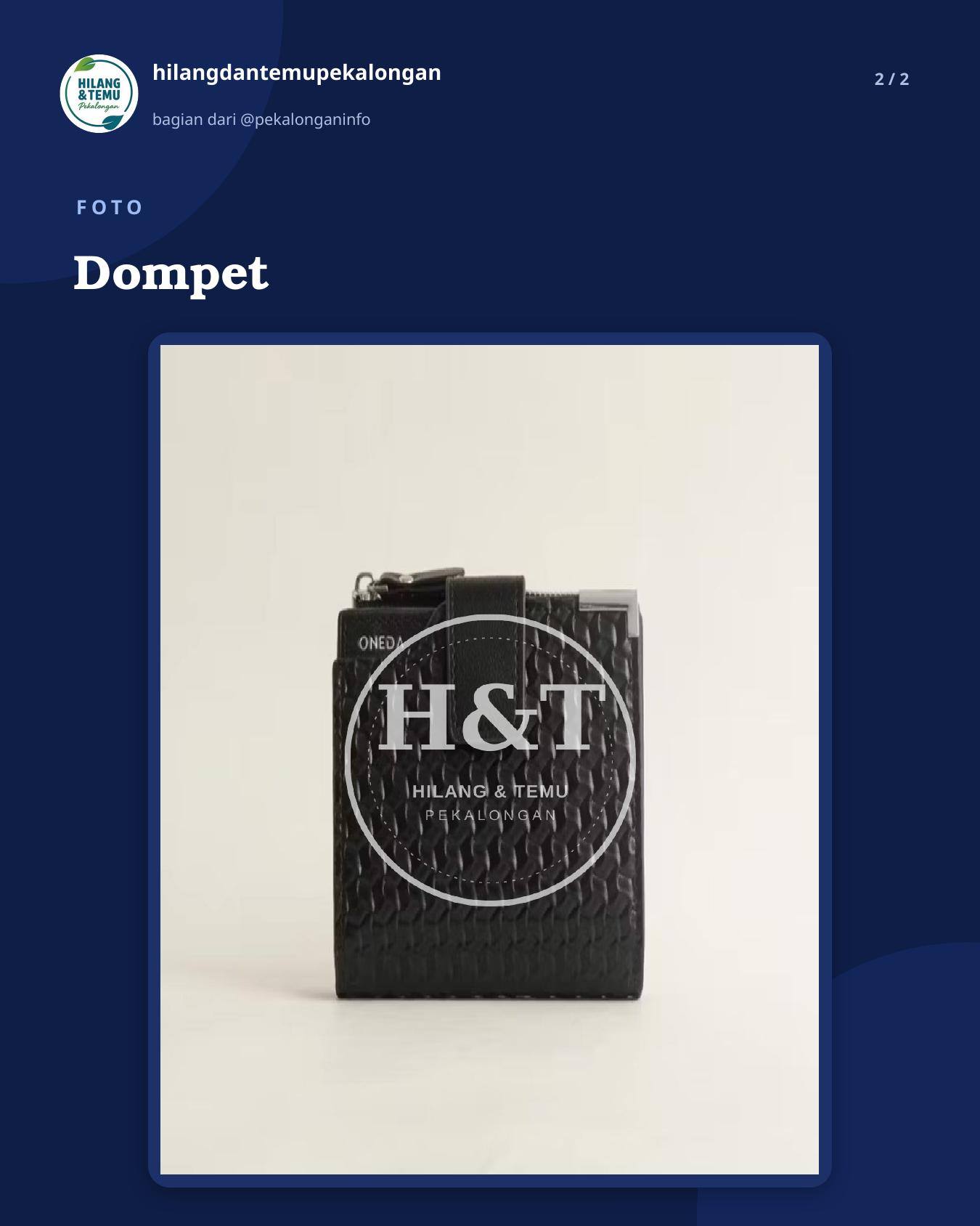 Slide 2 laporan Dompet
