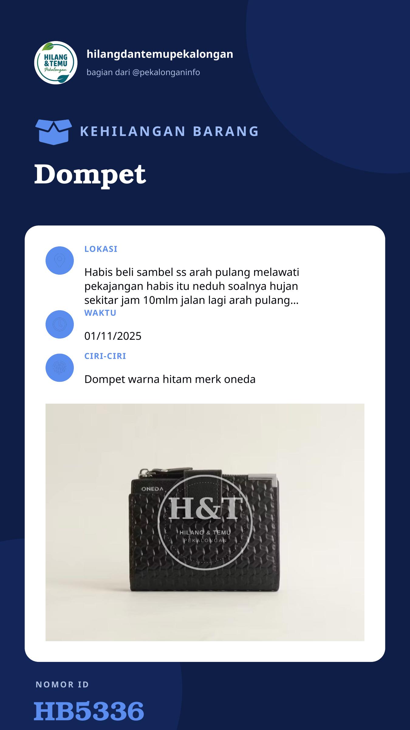 Story 9:16 laporan Dompet