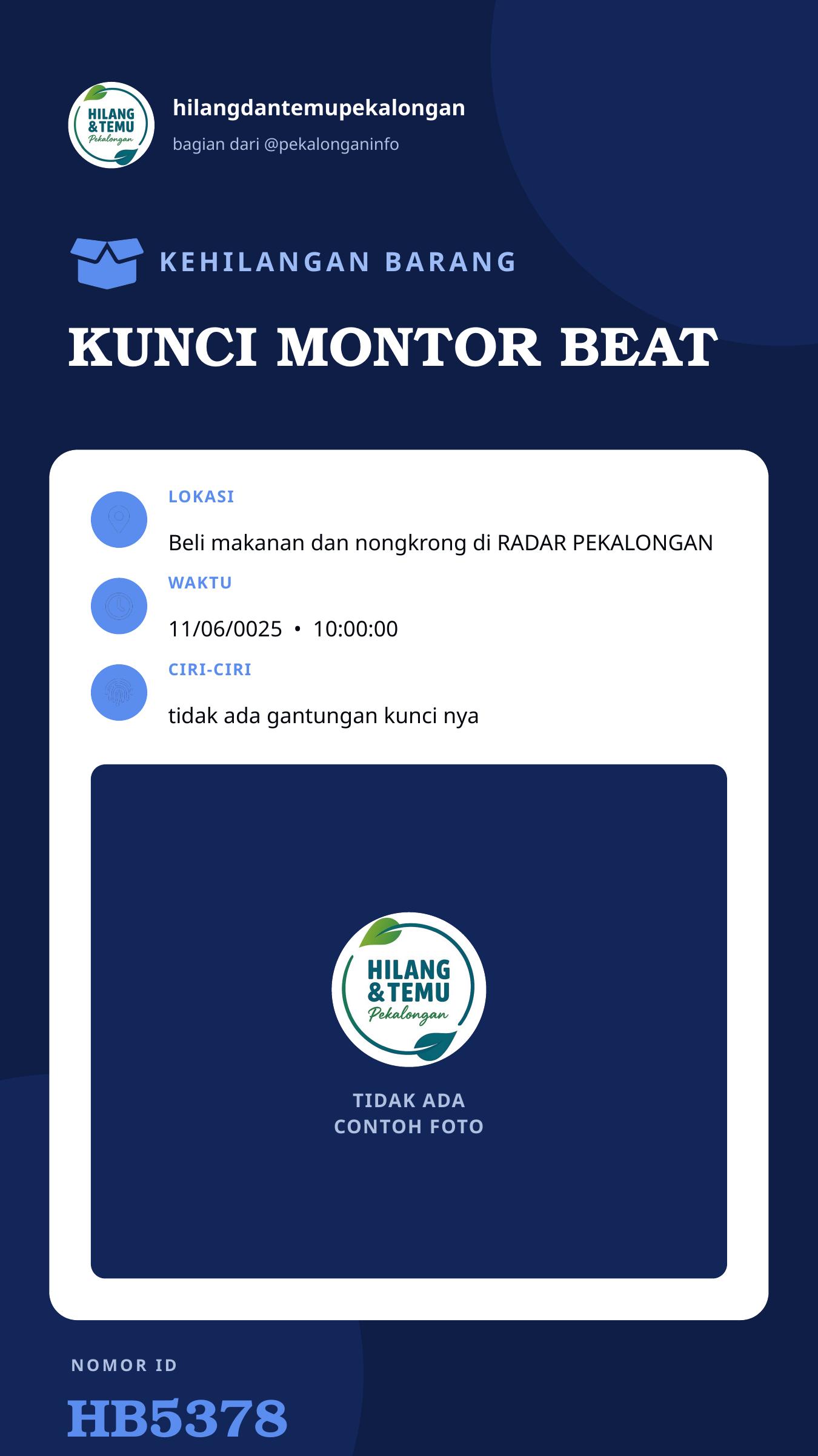 Story 9:16 laporan KUNCI MONTOR BEAT