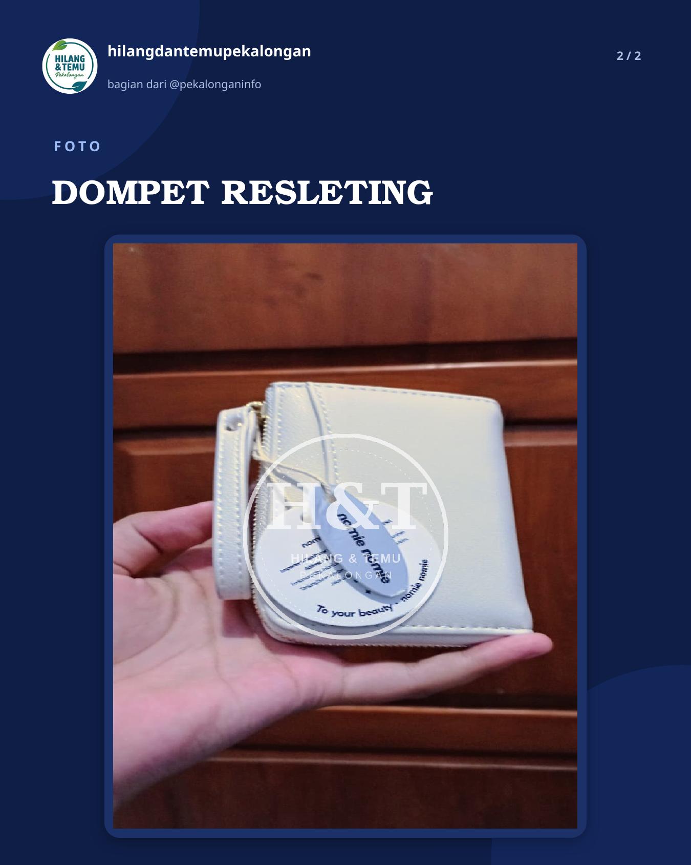 Slide 2 laporan DOMPET RESLETING
