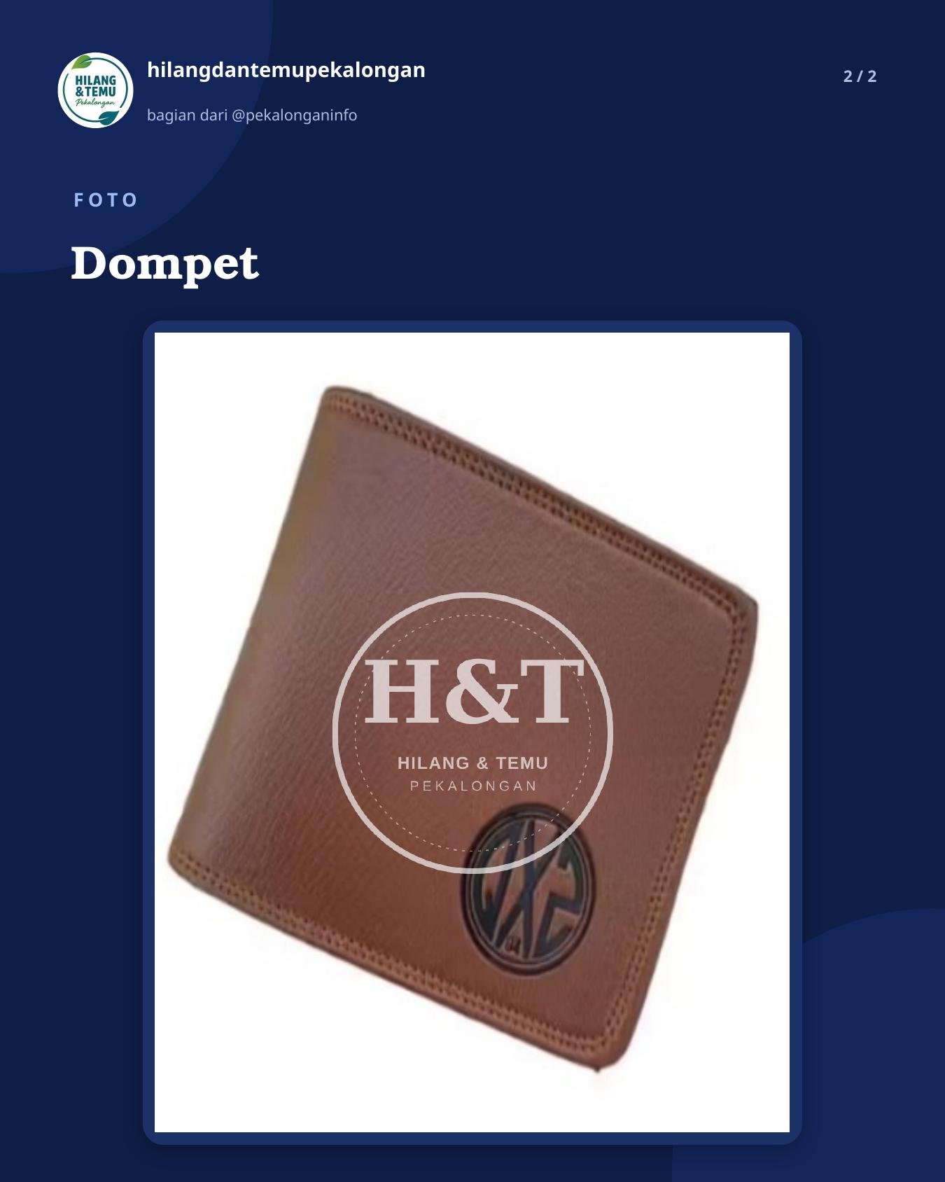 Slide 2 laporan Dompet