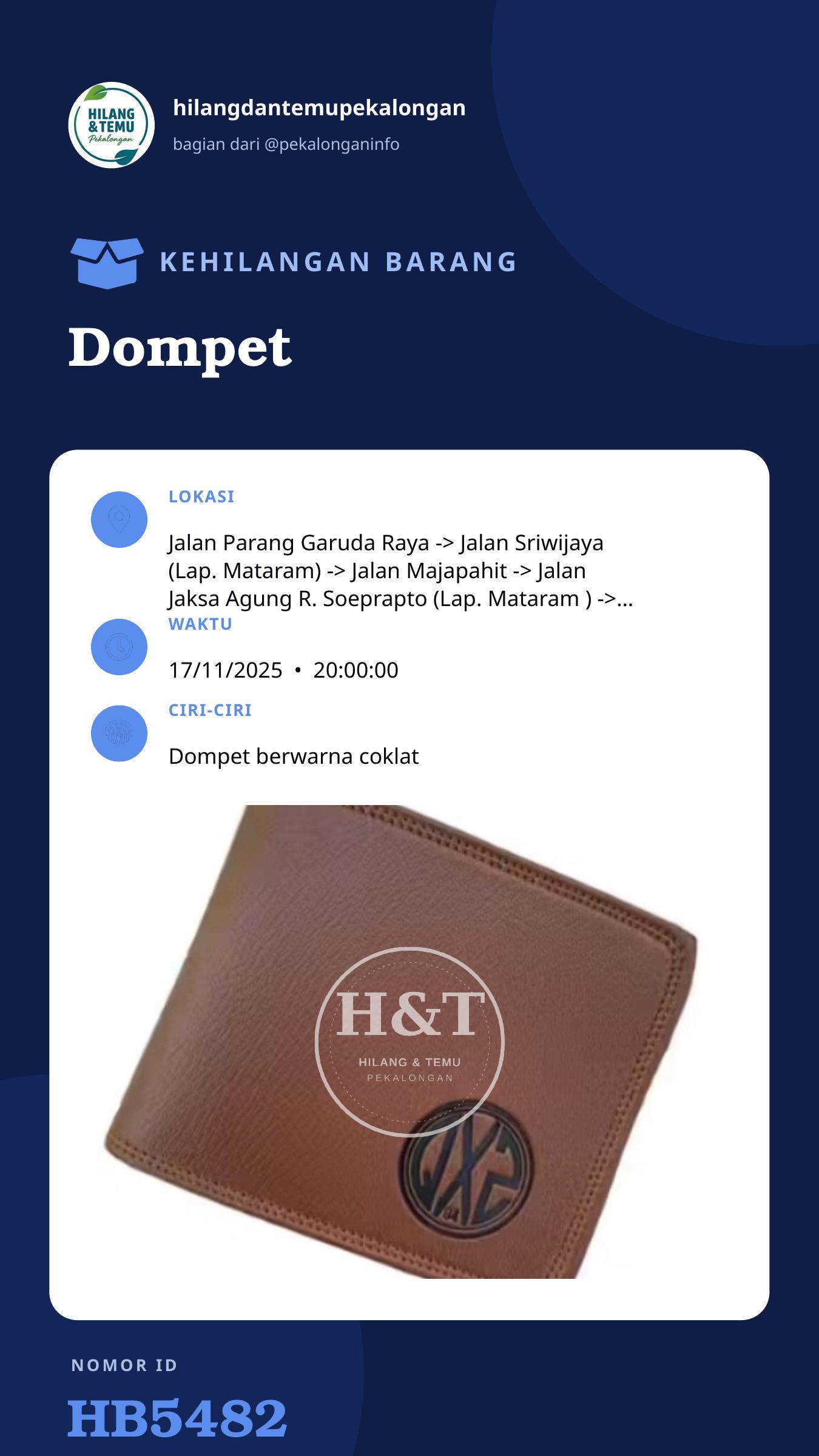 Story 9:16 laporan Dompet