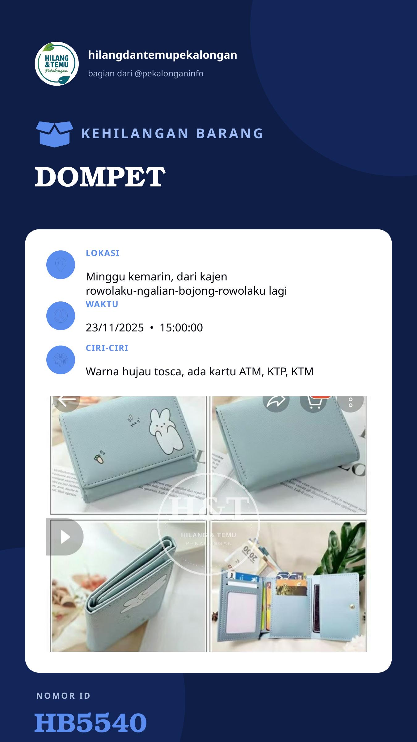 Story 9:16 laporan DOMPET