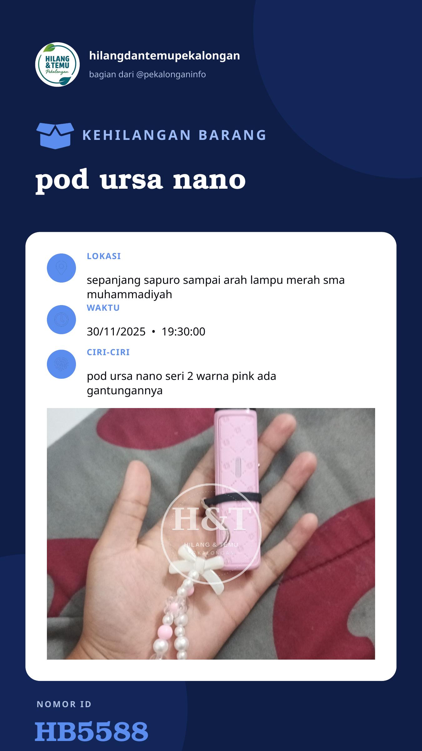 Story 9:16 laporan pod ursa nano