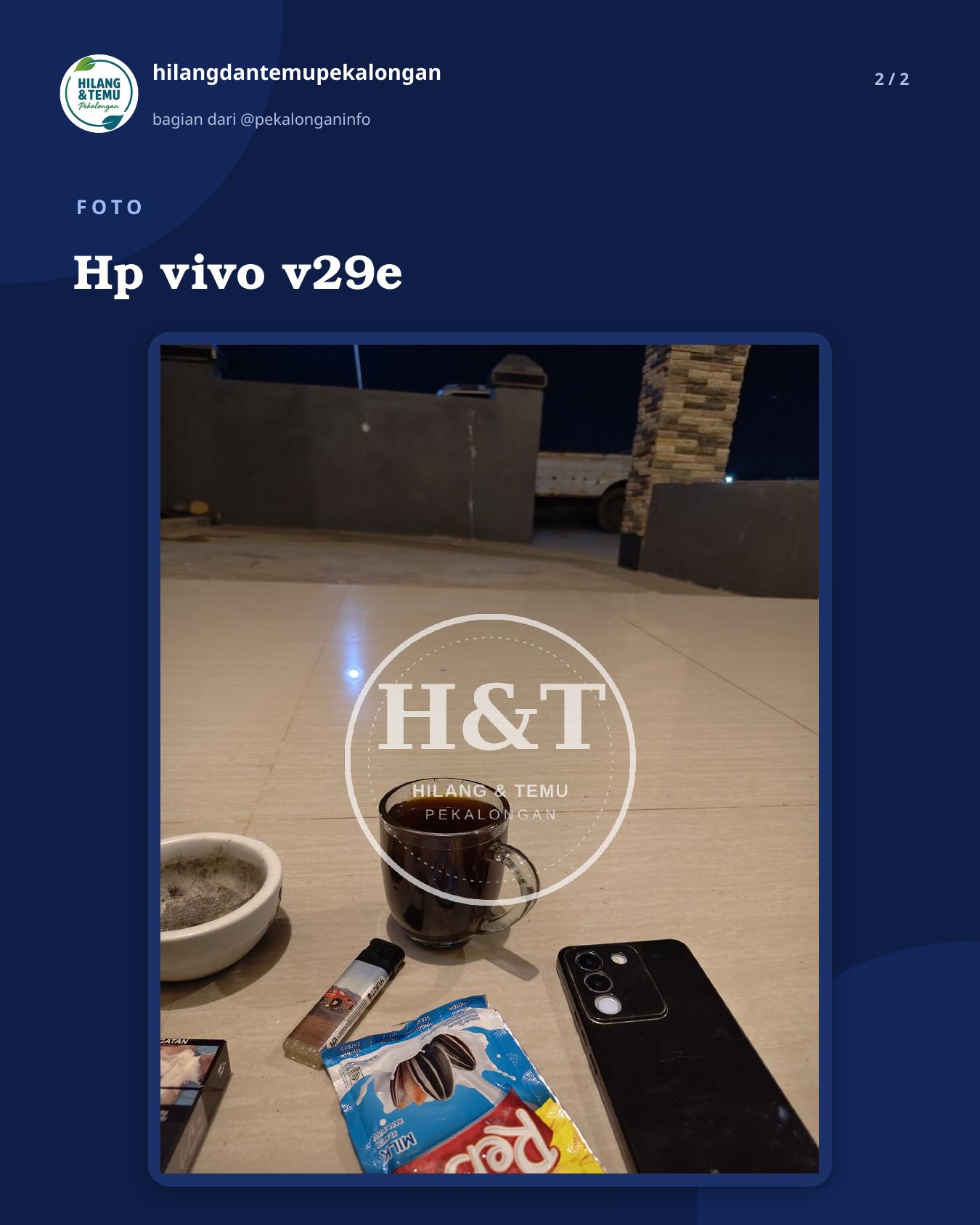 Slide 2 laporan Hp vivo v29e