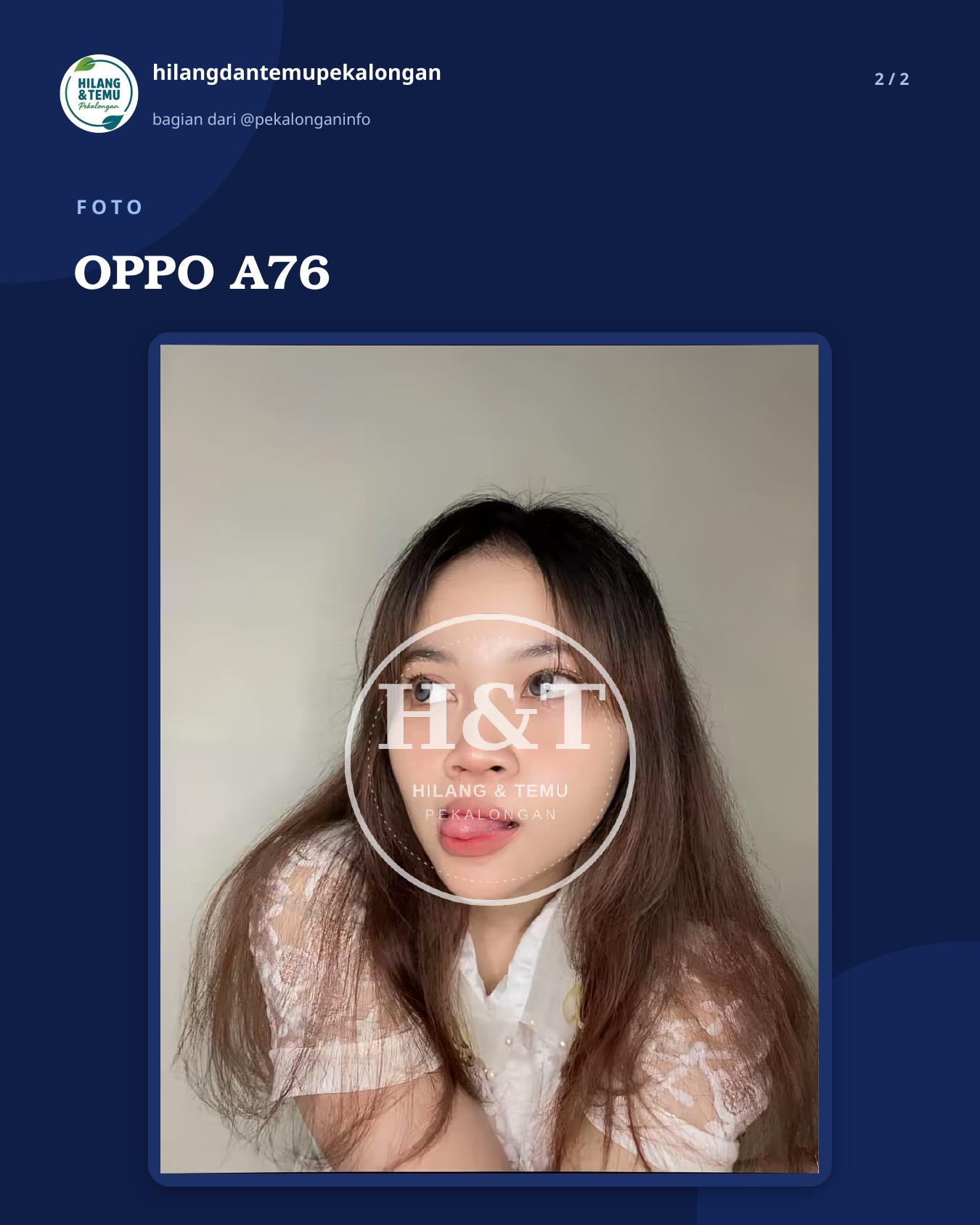 Slide 2 laporan OPPO A76