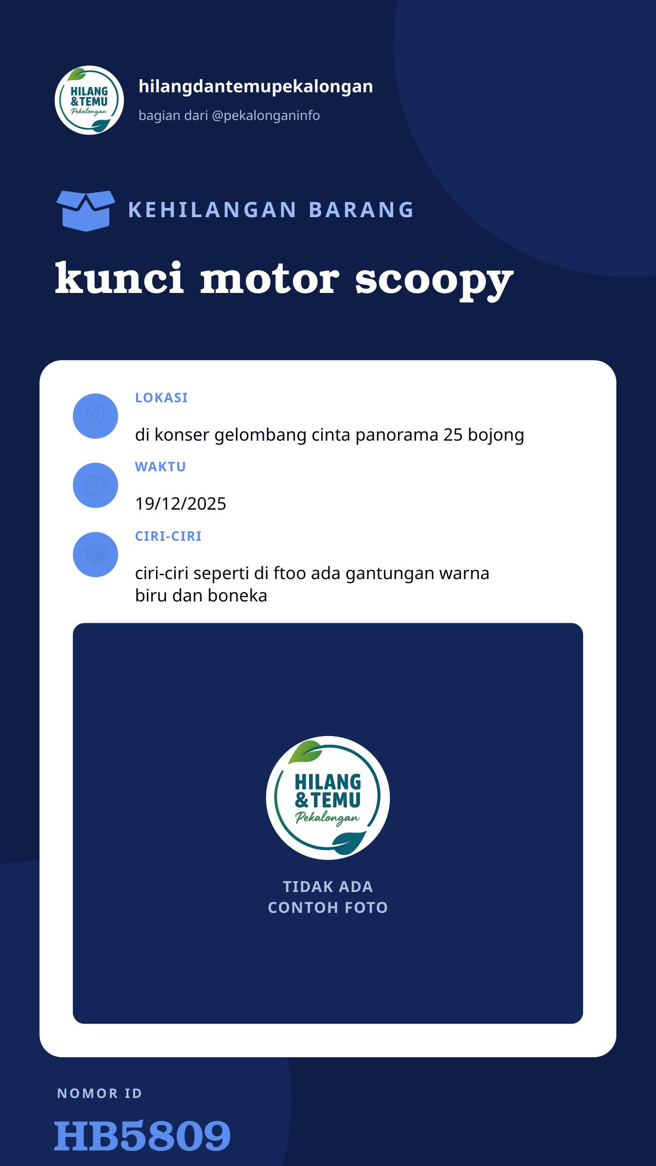 Story 9:16 laporan kunci motor scoopy