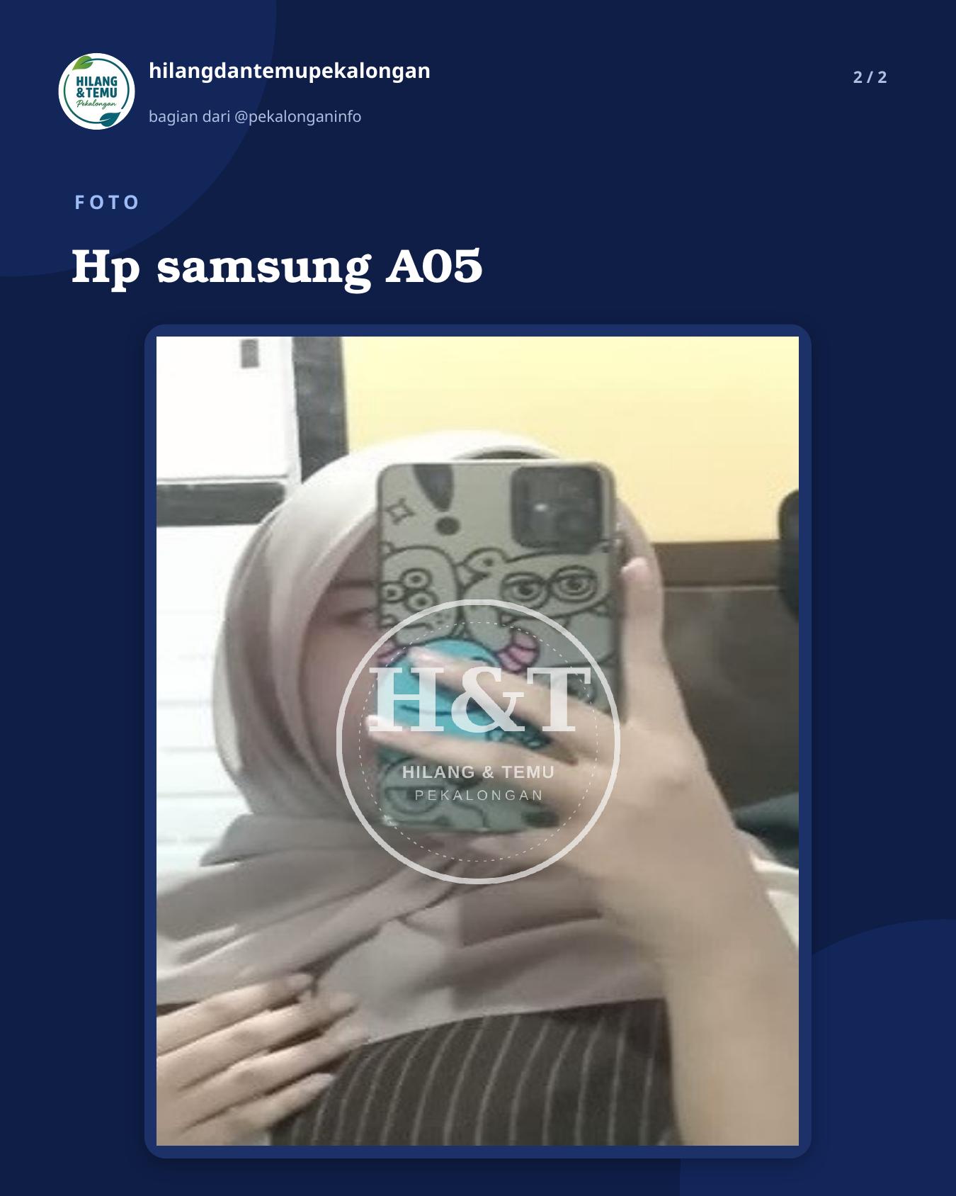 Slide 2 laporan Hp samsung A05