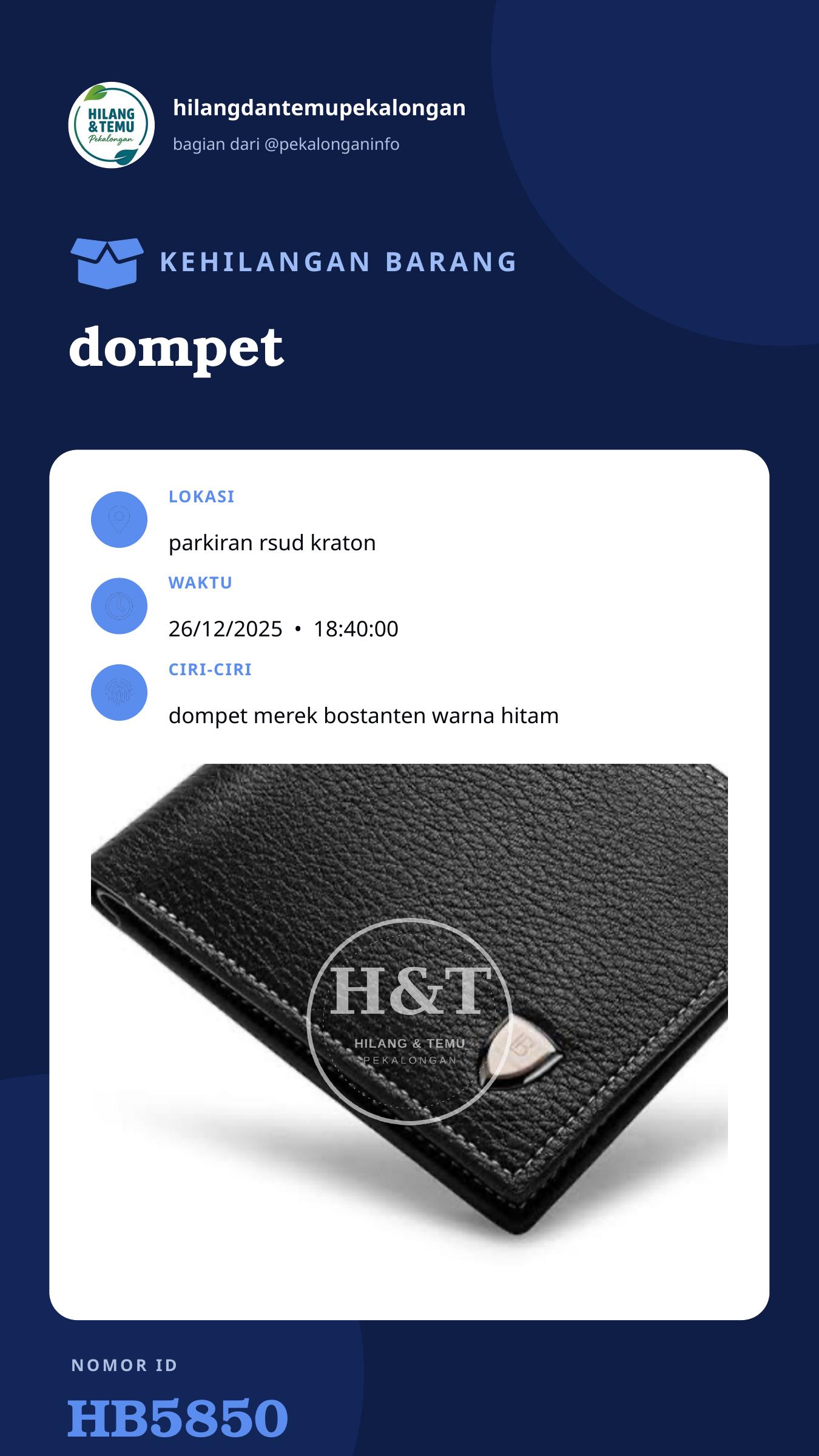 Story 9:16 laporan dompet
