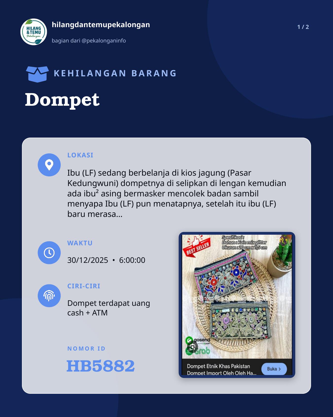 Slide 1 laporan Dompet