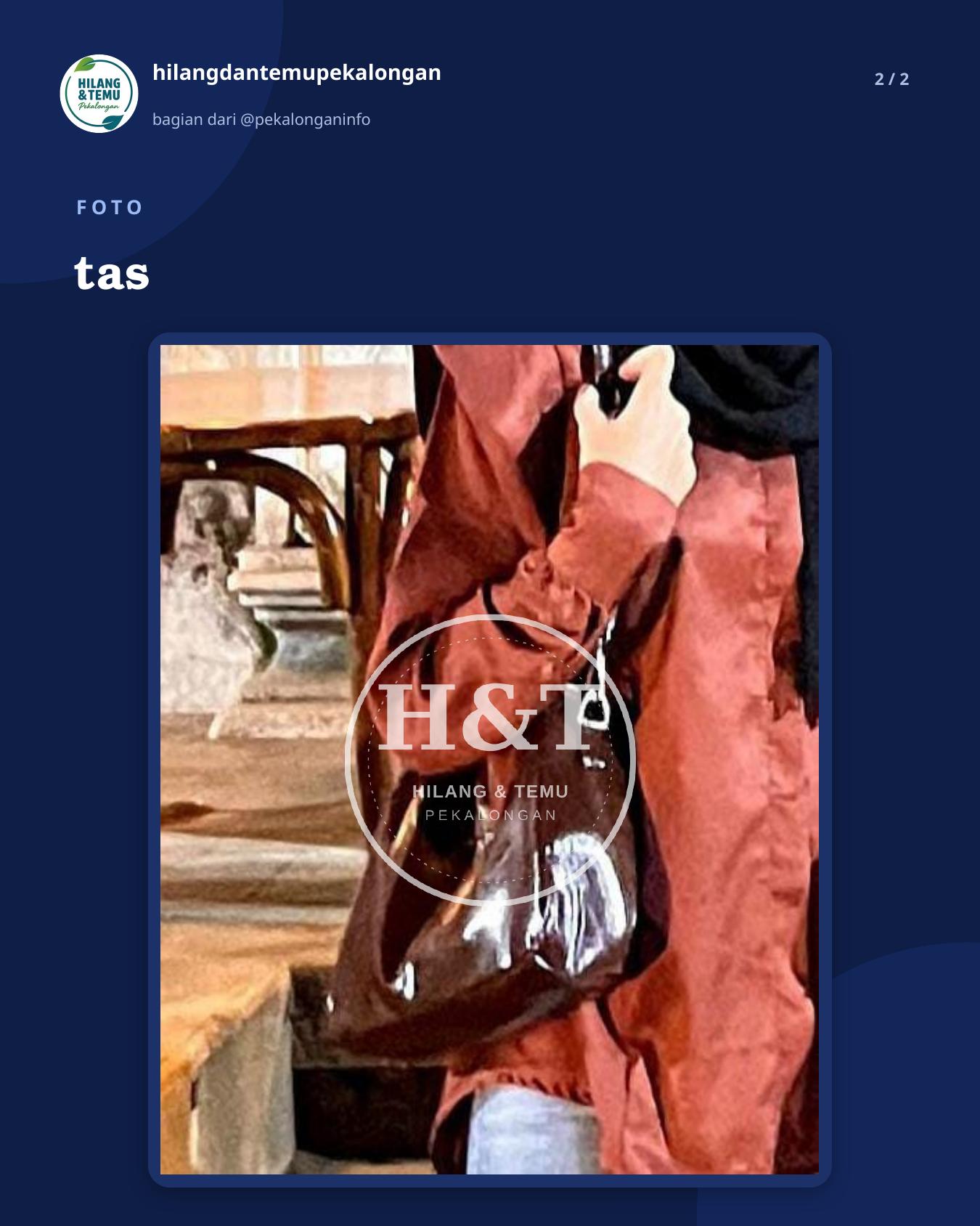Slide 2 laporan tas