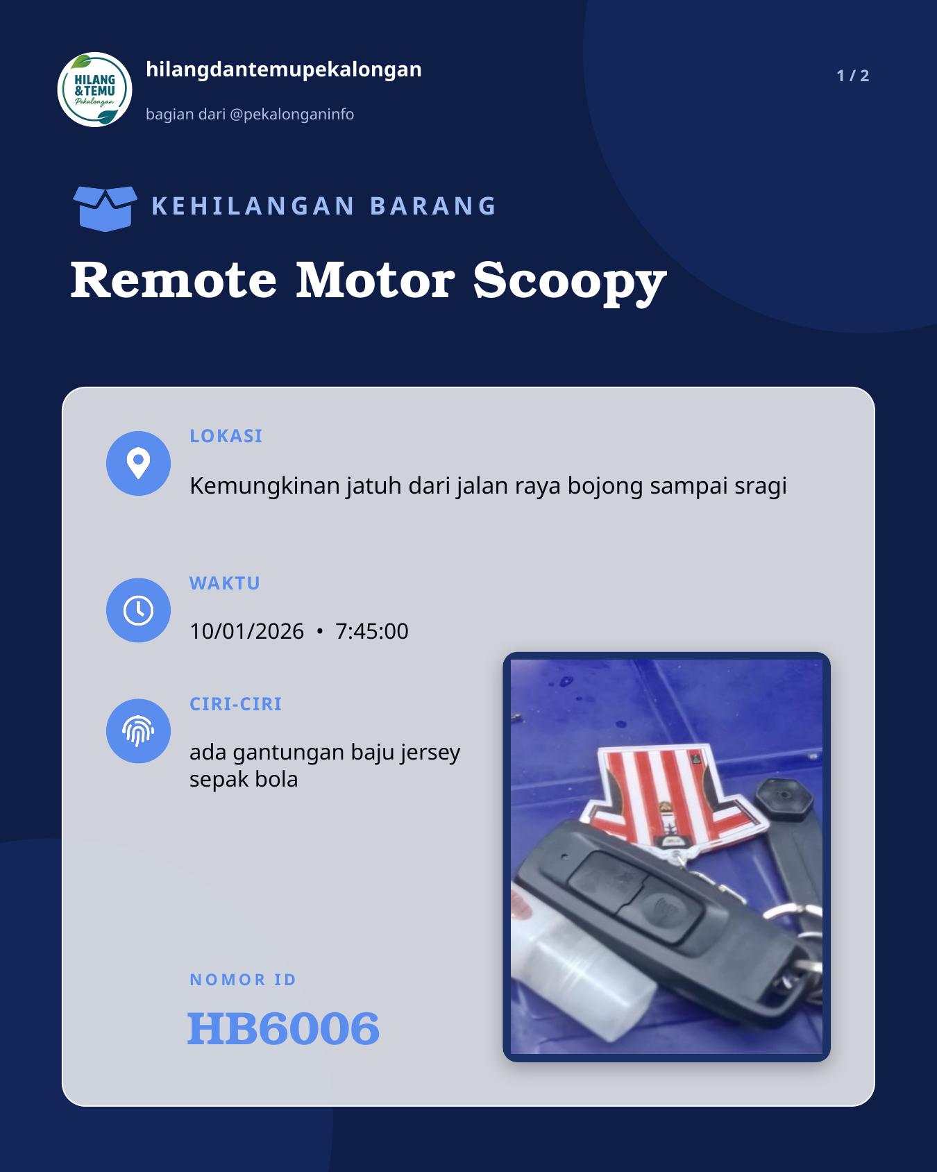 Slide 1 laporan Remote Motor Scoopy