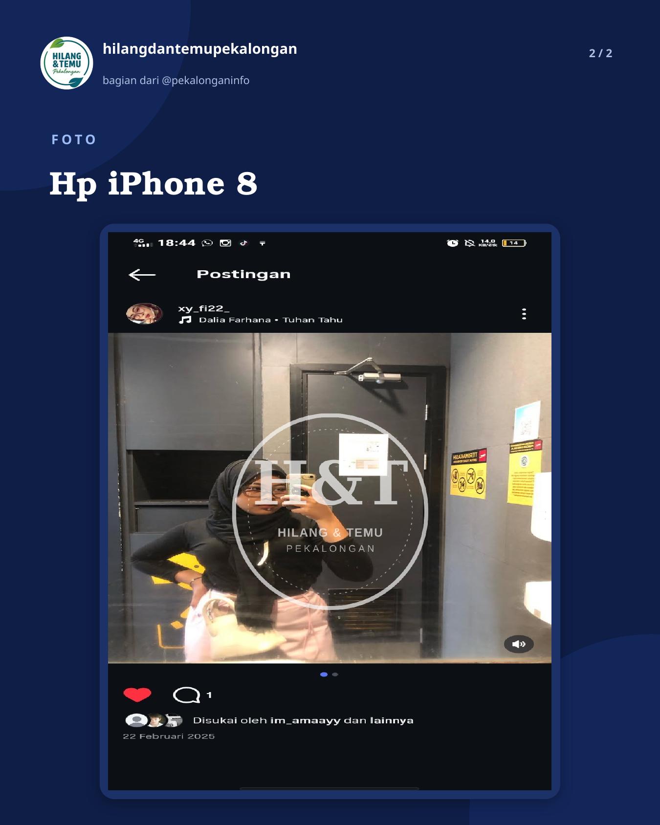 Slide 2 laporan Hp iPhone 8