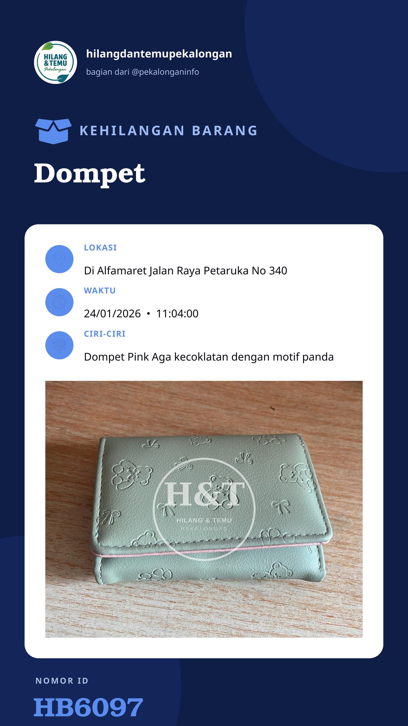 Story 9:16 laporan Dompet