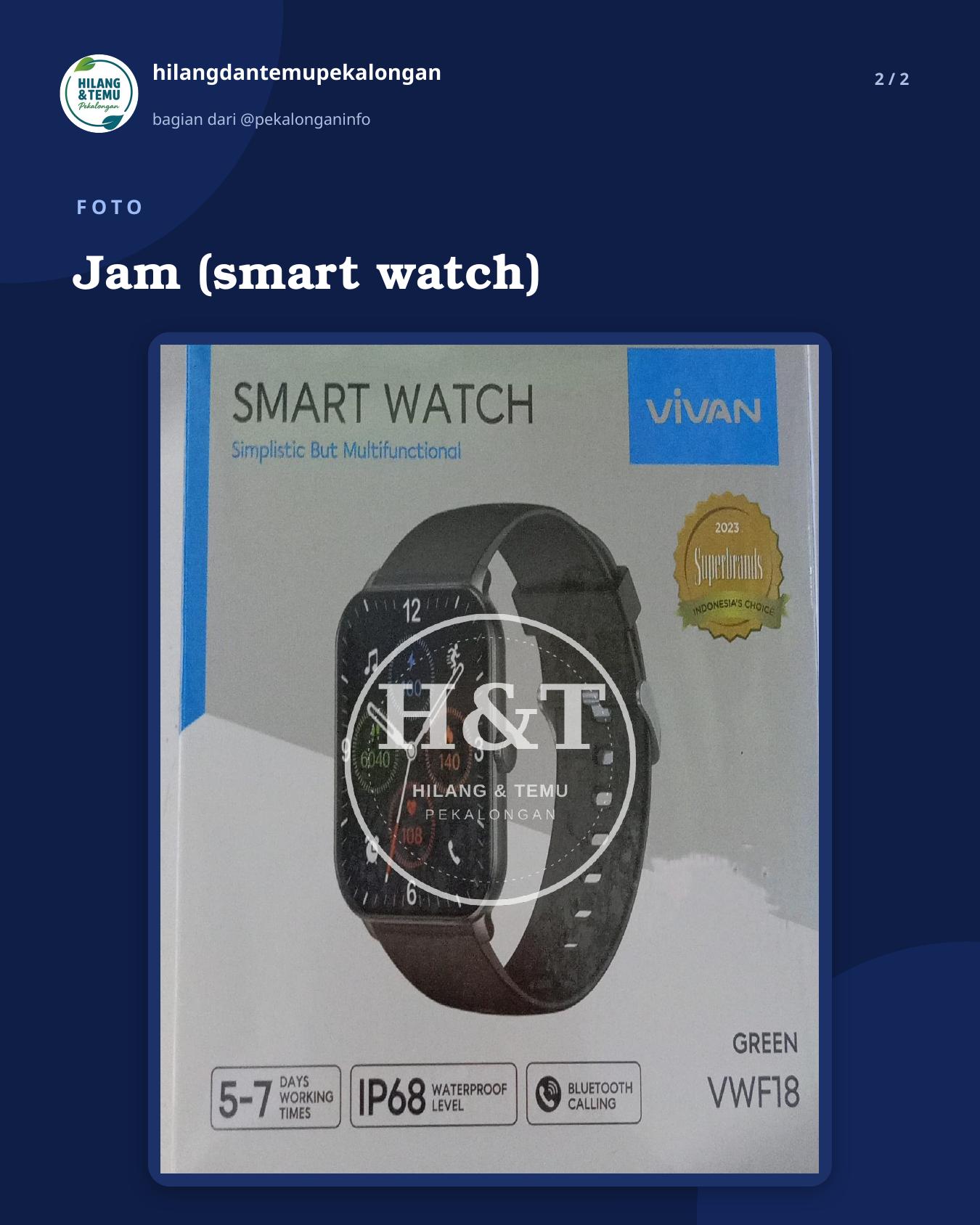 Slide 2 laporan Jam (smart watch)