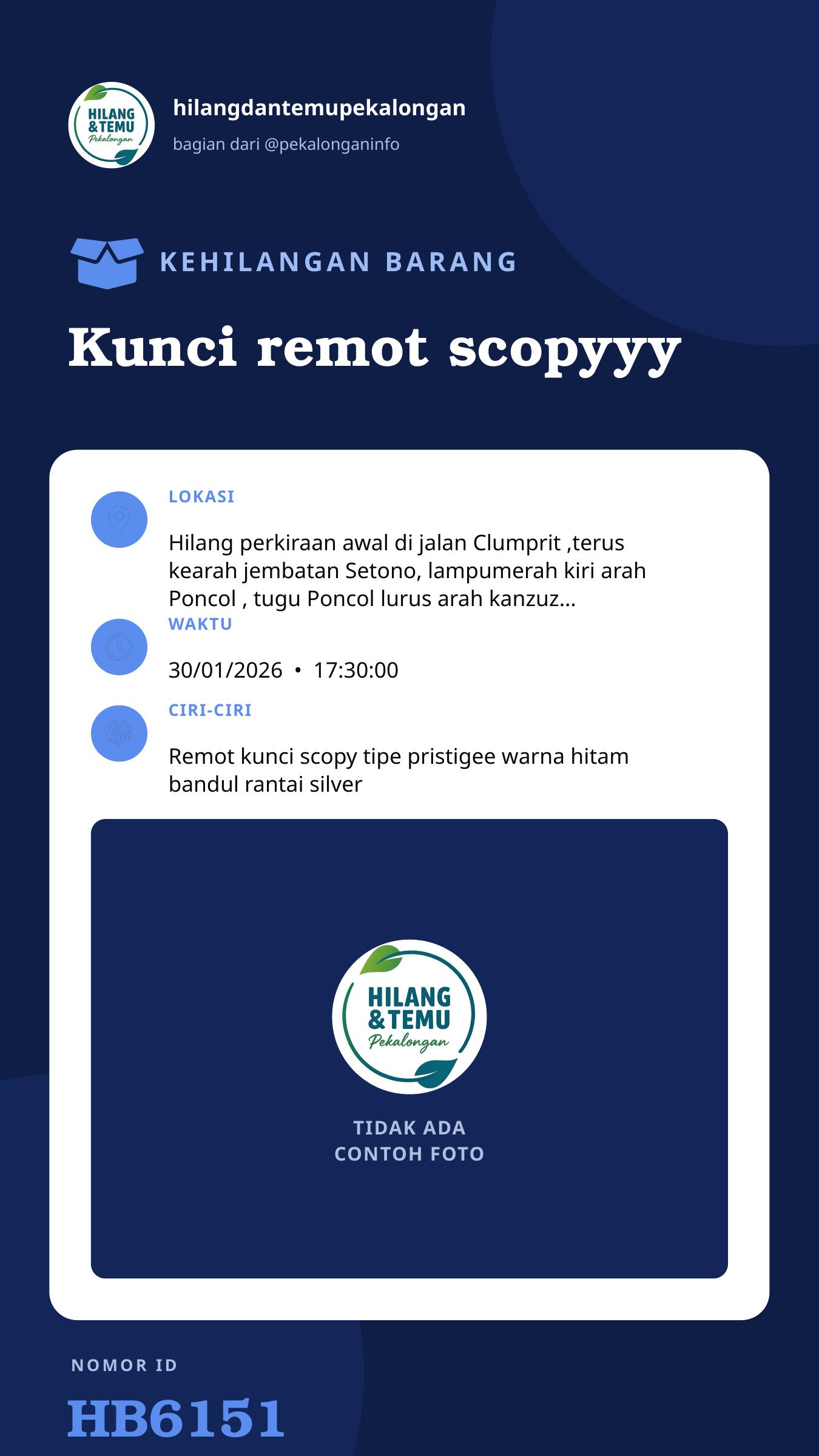 Story 9:16 laporan Kunci remot scopyyy
