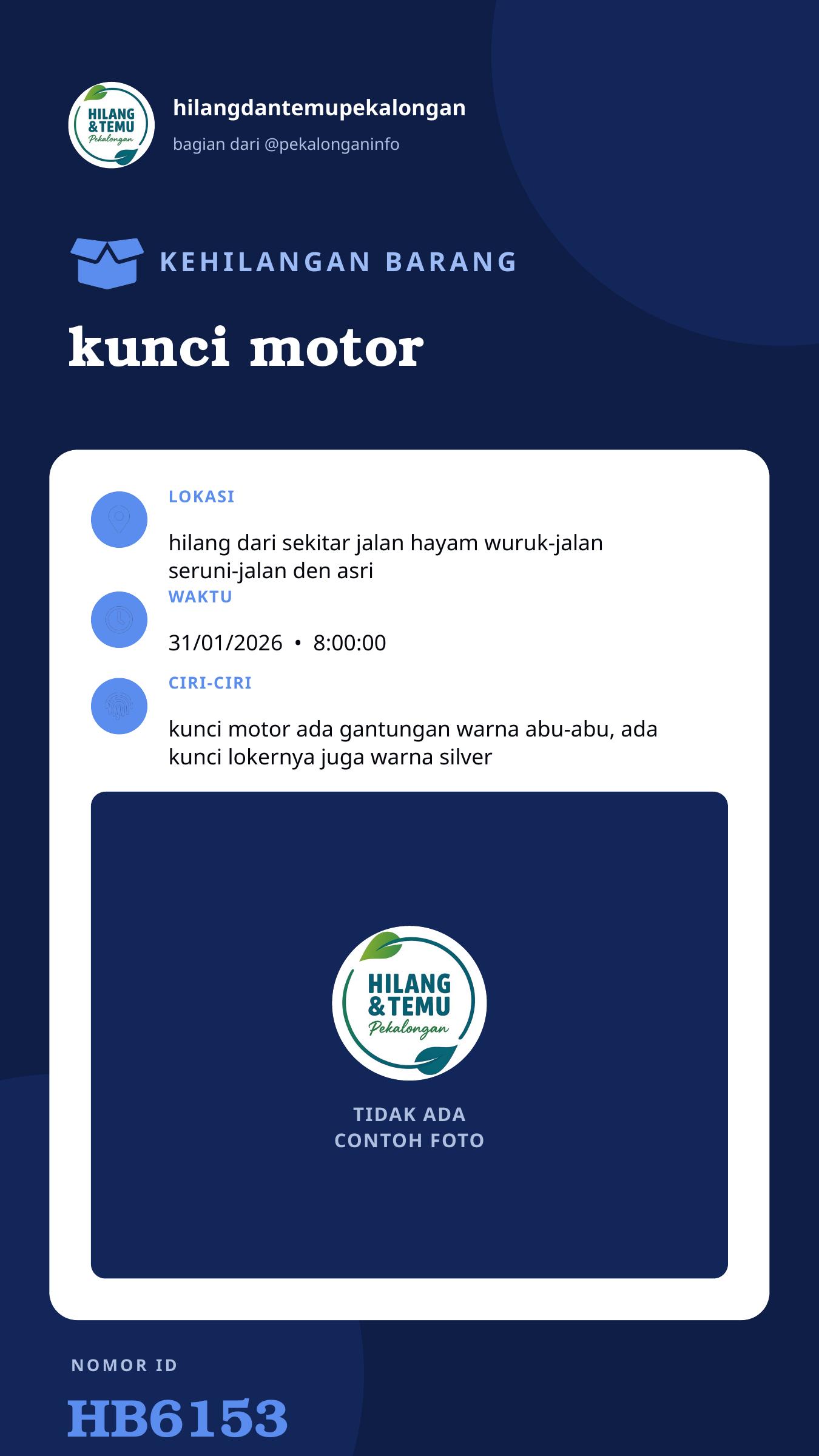 Story 9:16 laporan kunci motor