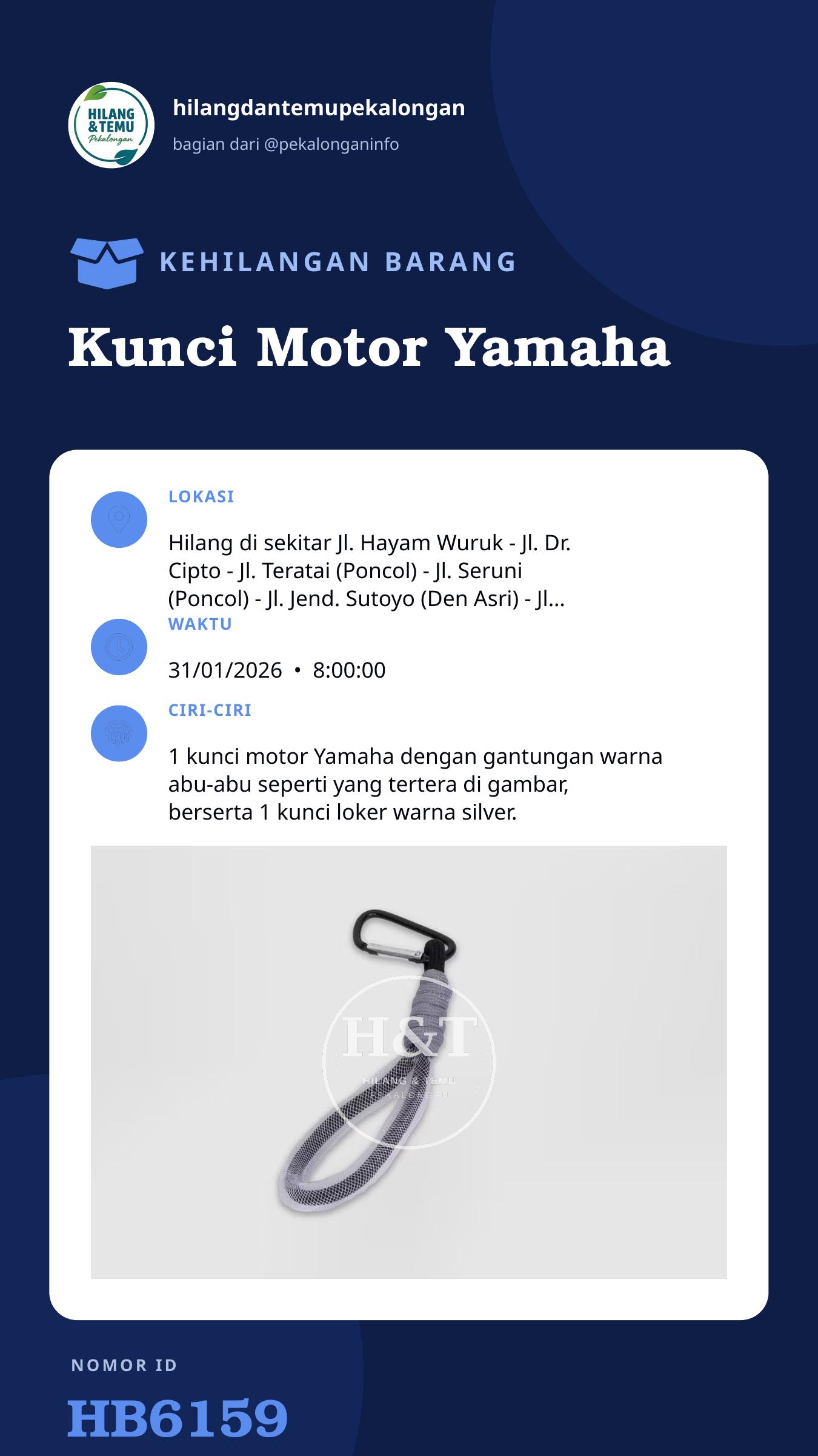 Story 9:16 laporan Kunci Motor Yamaha