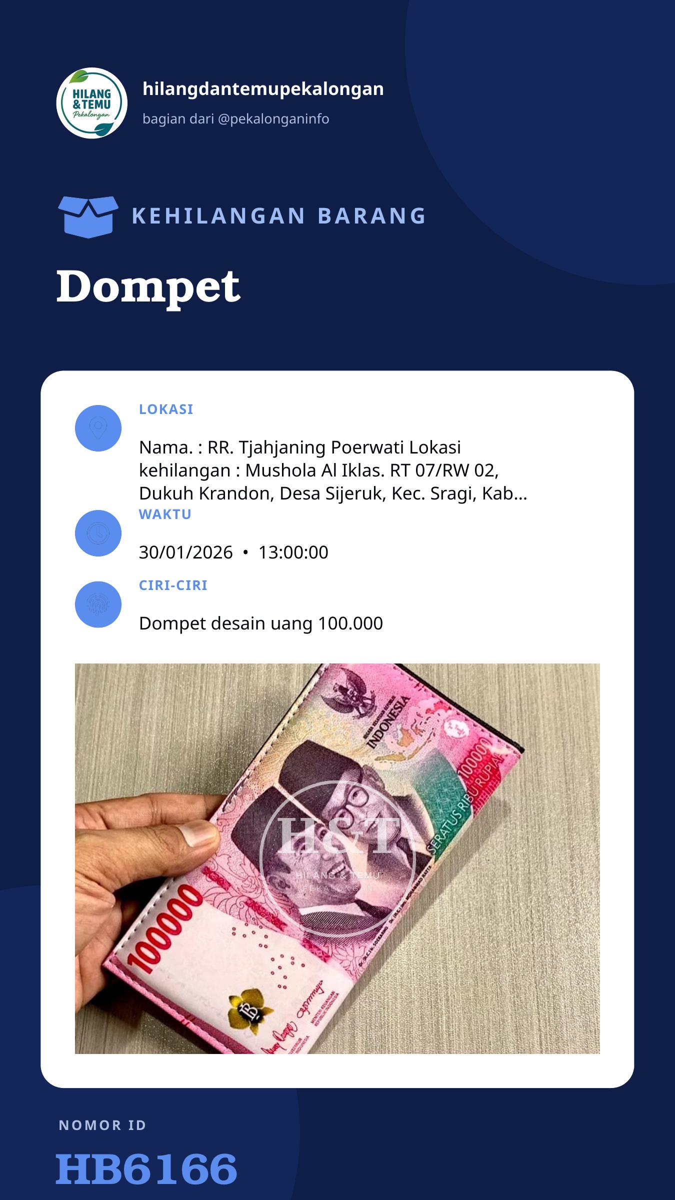 Story 9:16 laporan Dompet