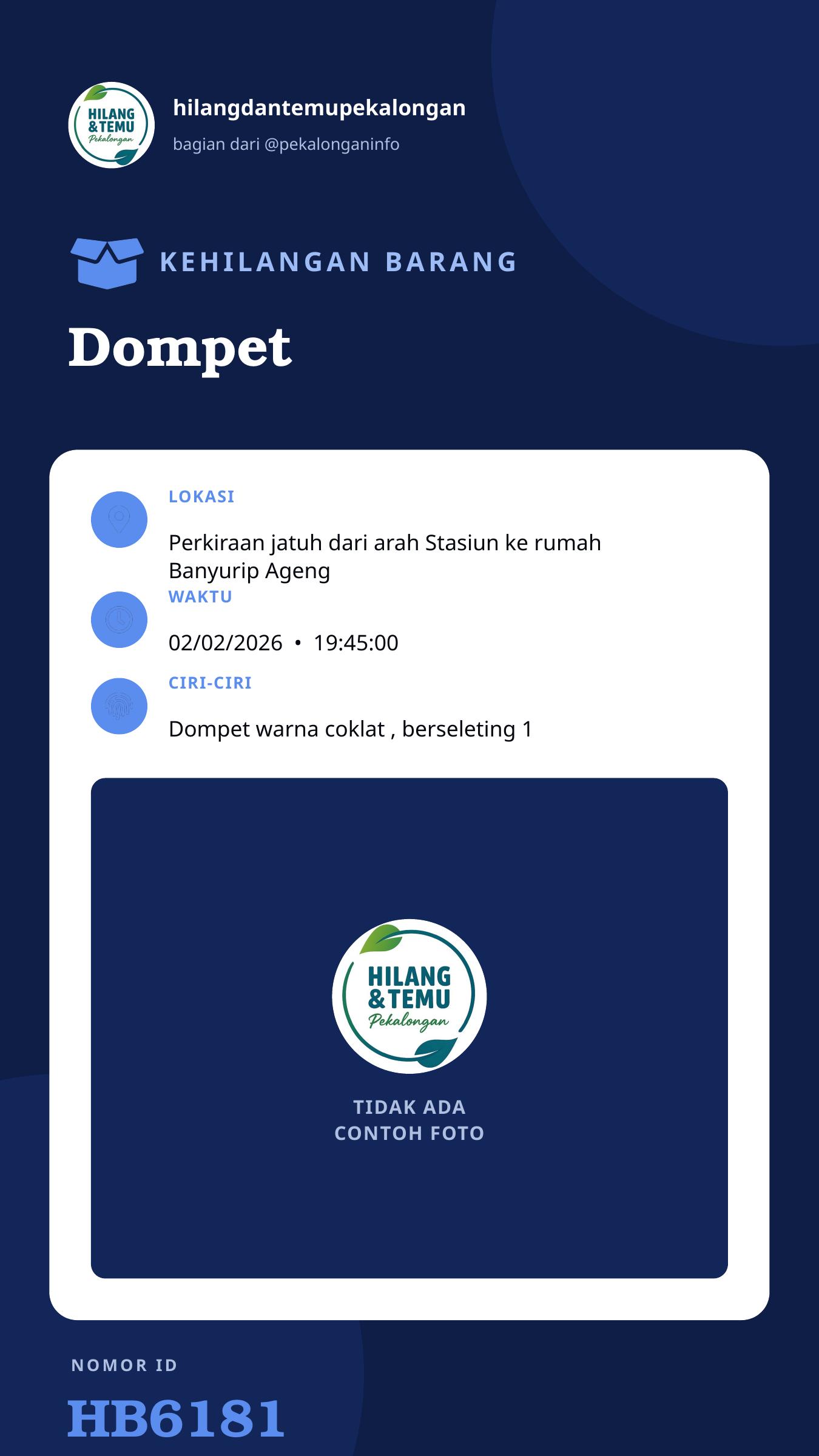 Story 9:16 laporan Dompet