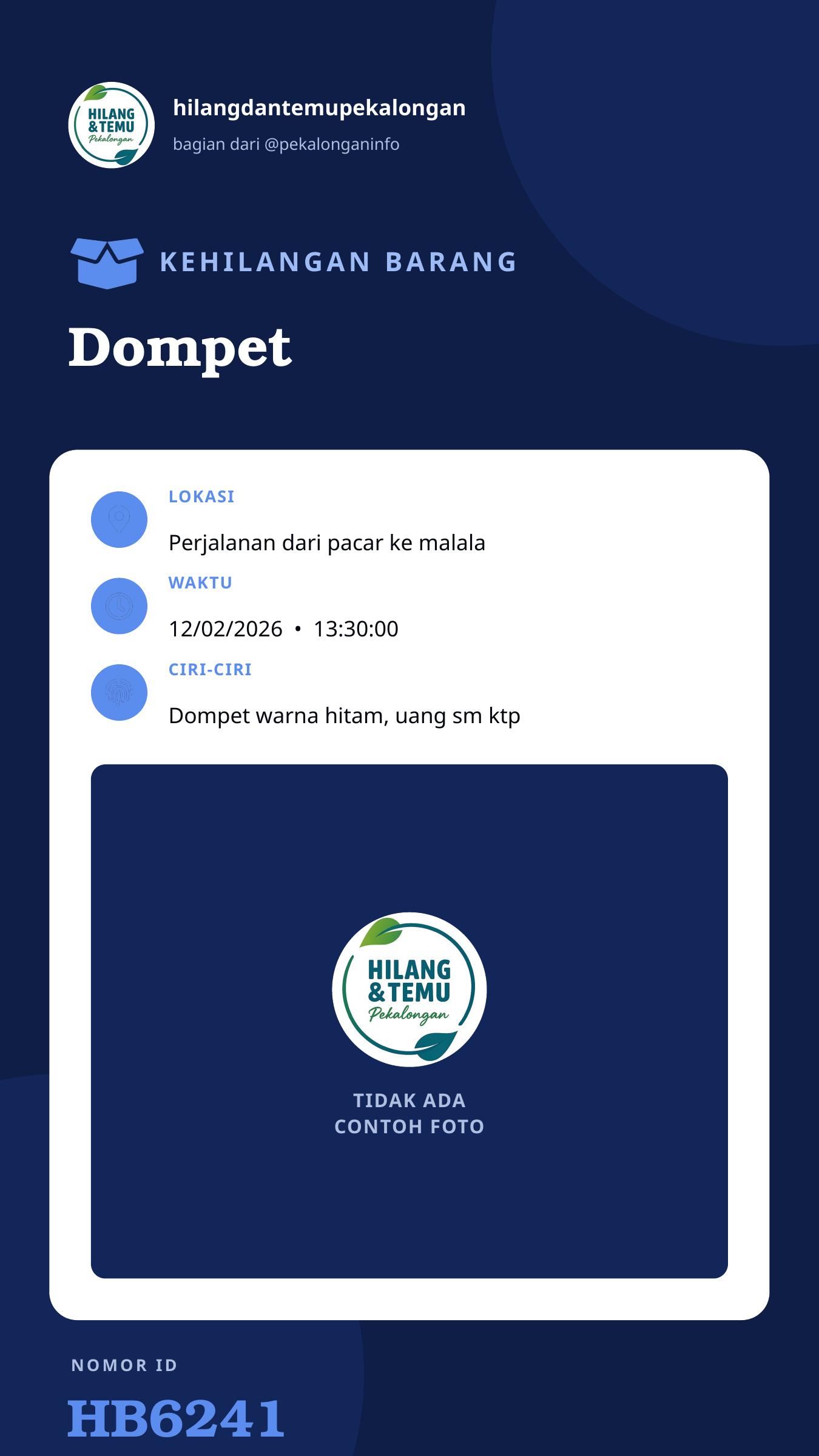 Story 9:16 laporan Dompet
