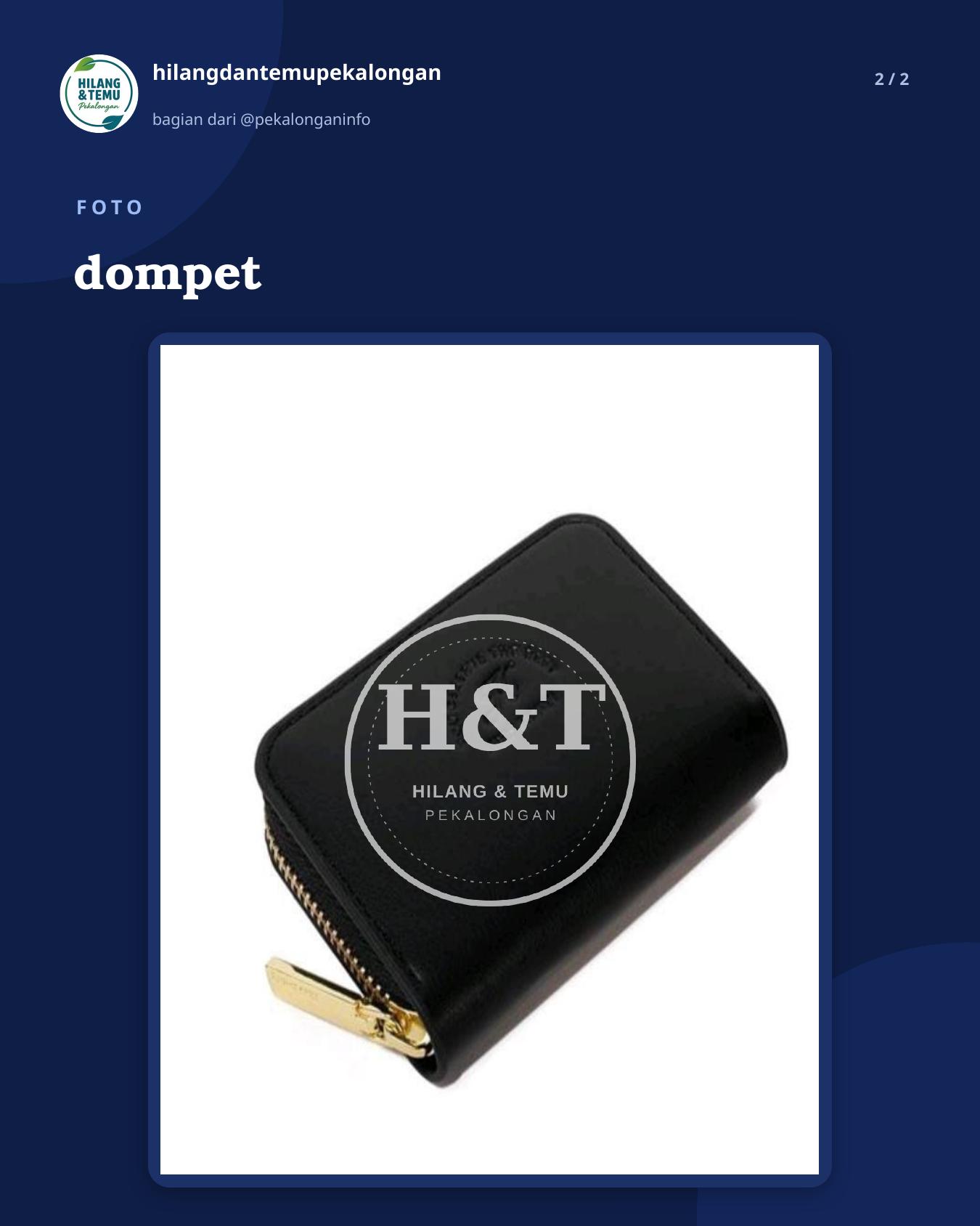 Slide 2 laporan dompet